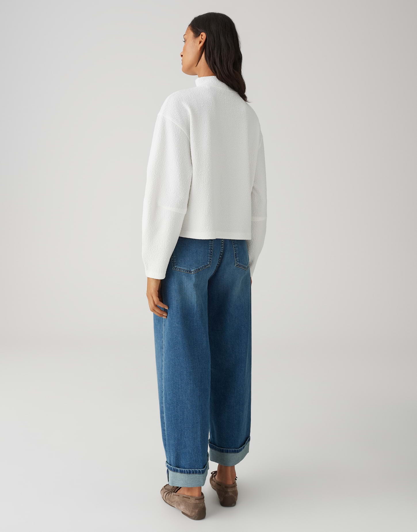 Opus Damen Sweatshirts Milk