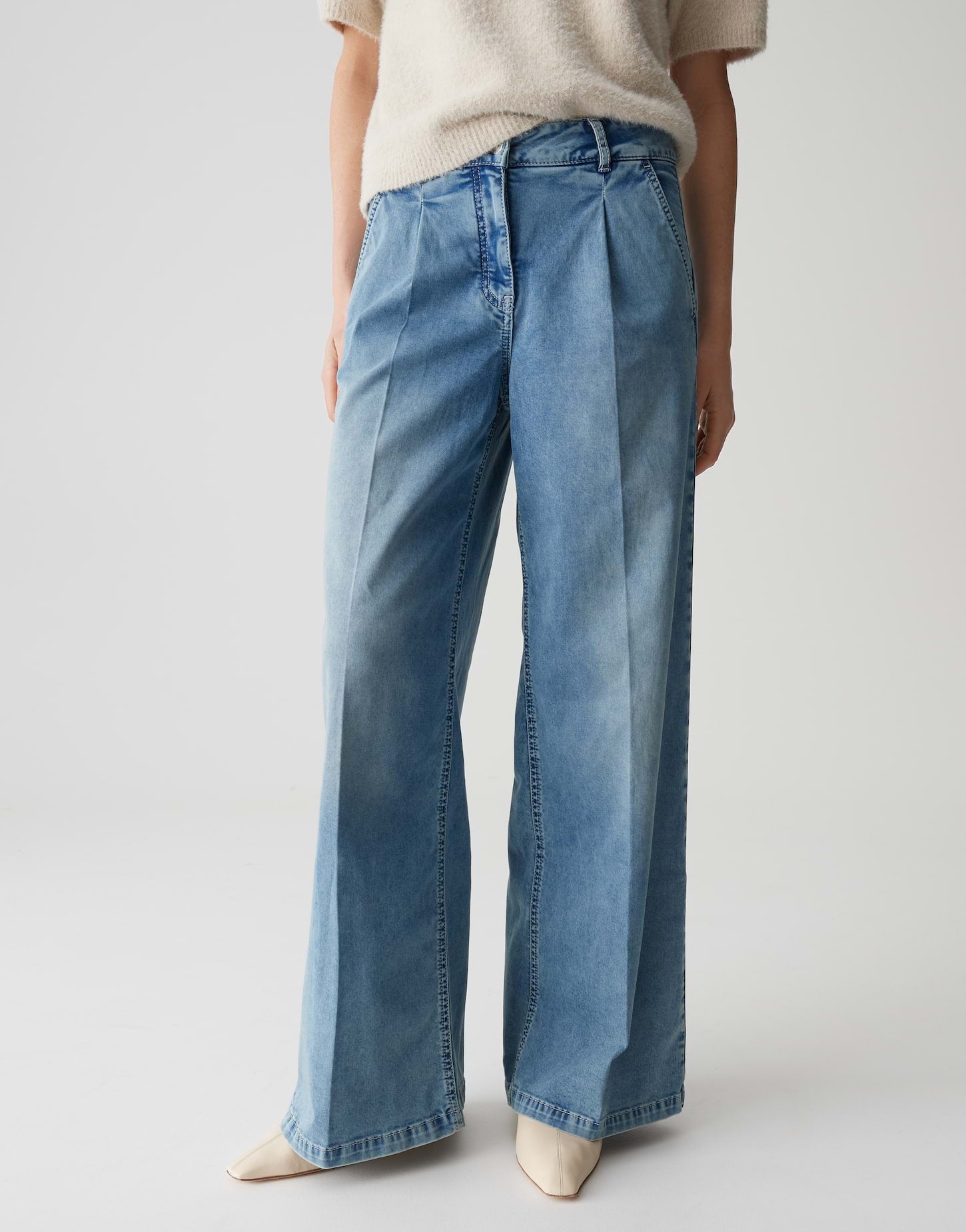 Opus Pants Damen Jeans  Light Azu