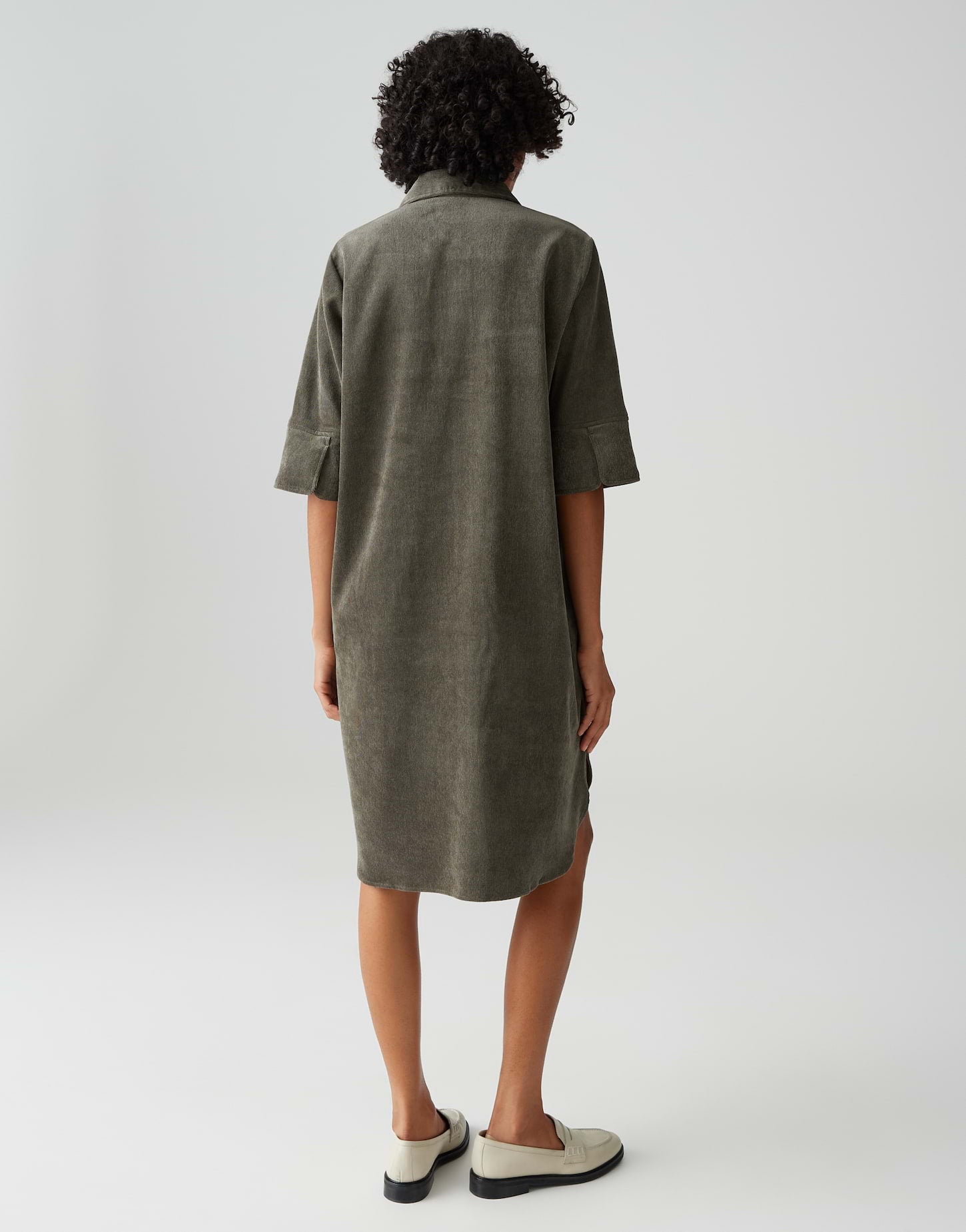 Opus Damen Kleider Olive Leaf