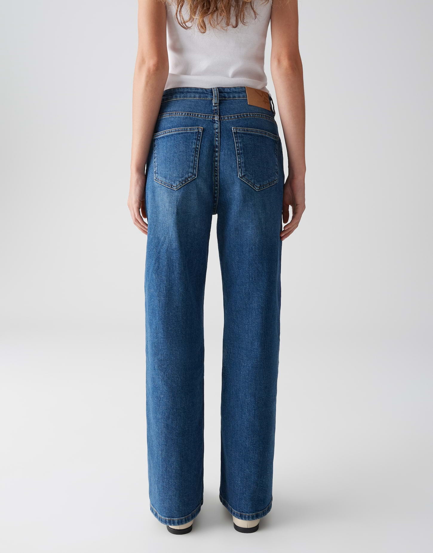 Opus Damen Jeans Mid Stone Blue