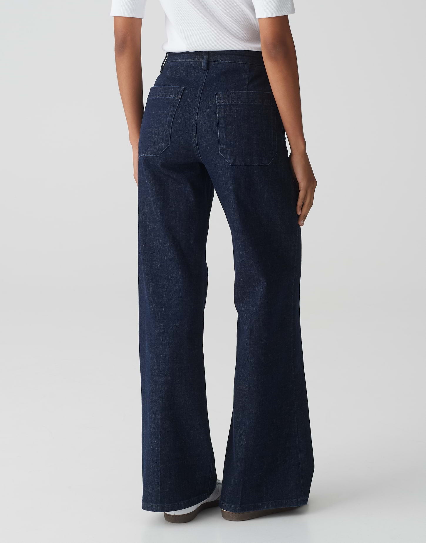 Opus Damen Jeans Dark Rinsed Blu