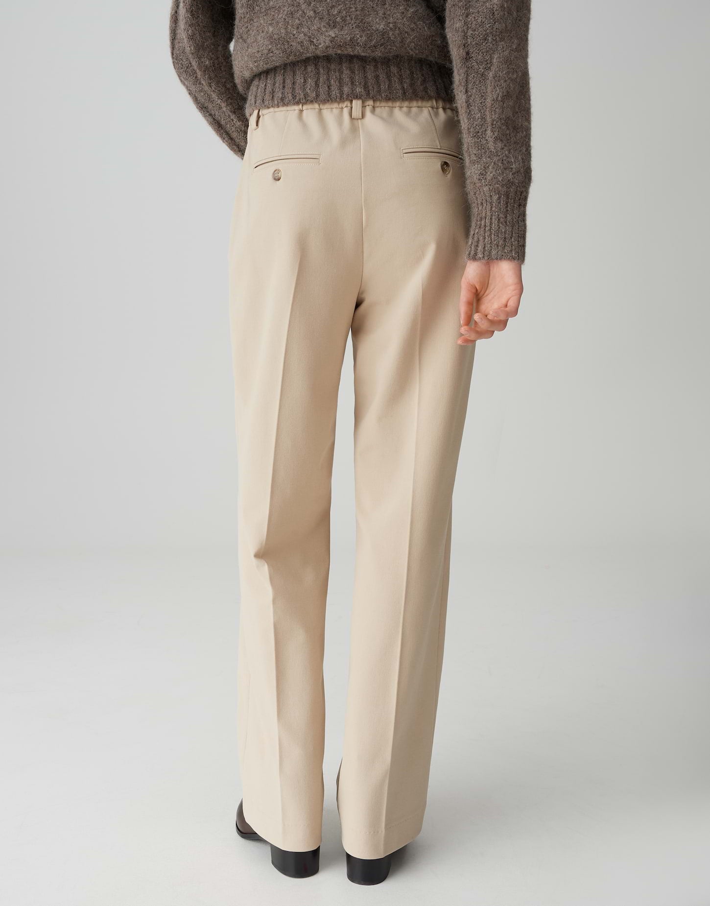 Opus Pants Damen Hosen  Macadamia