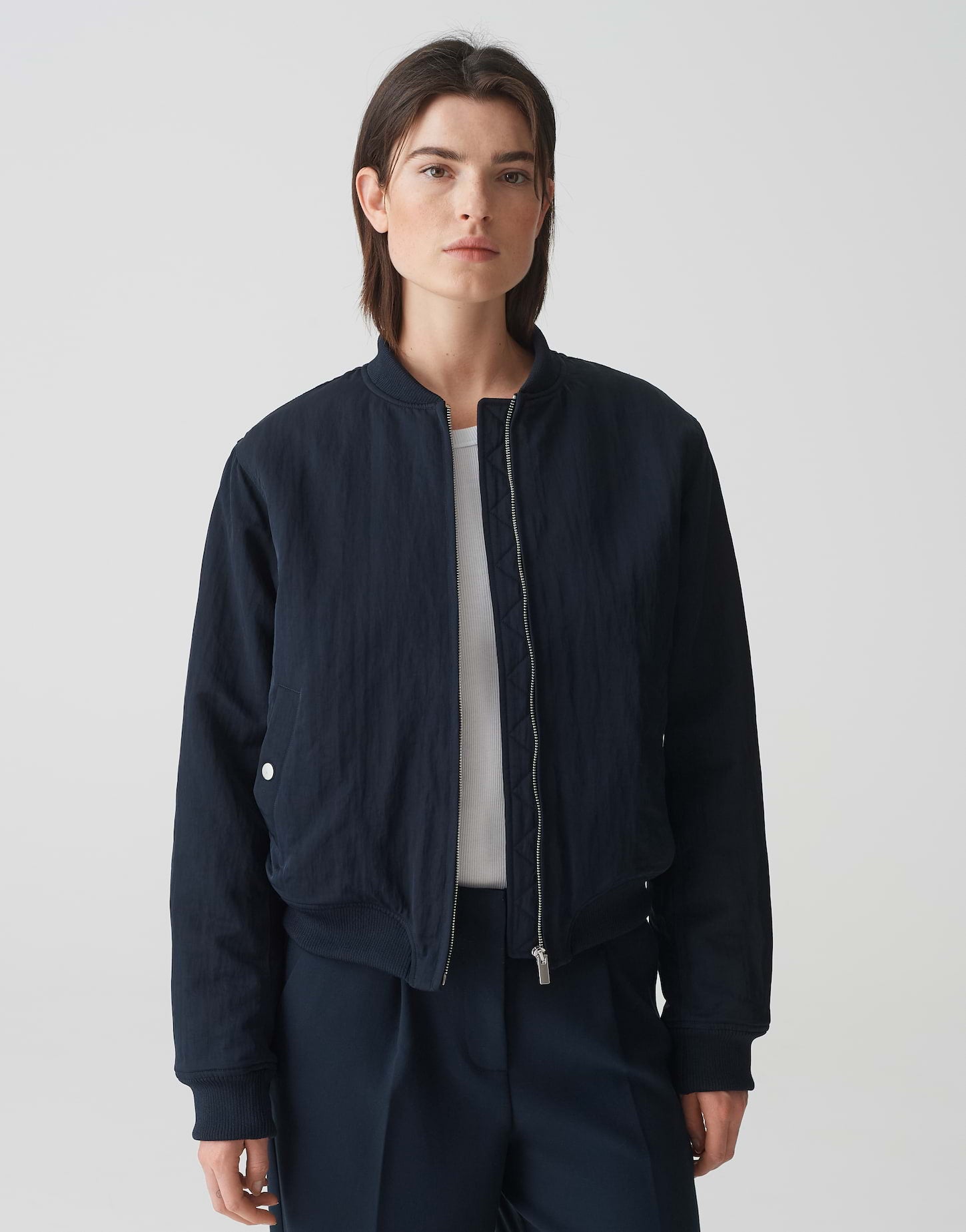 Opus Damen Jacken Coal Blue