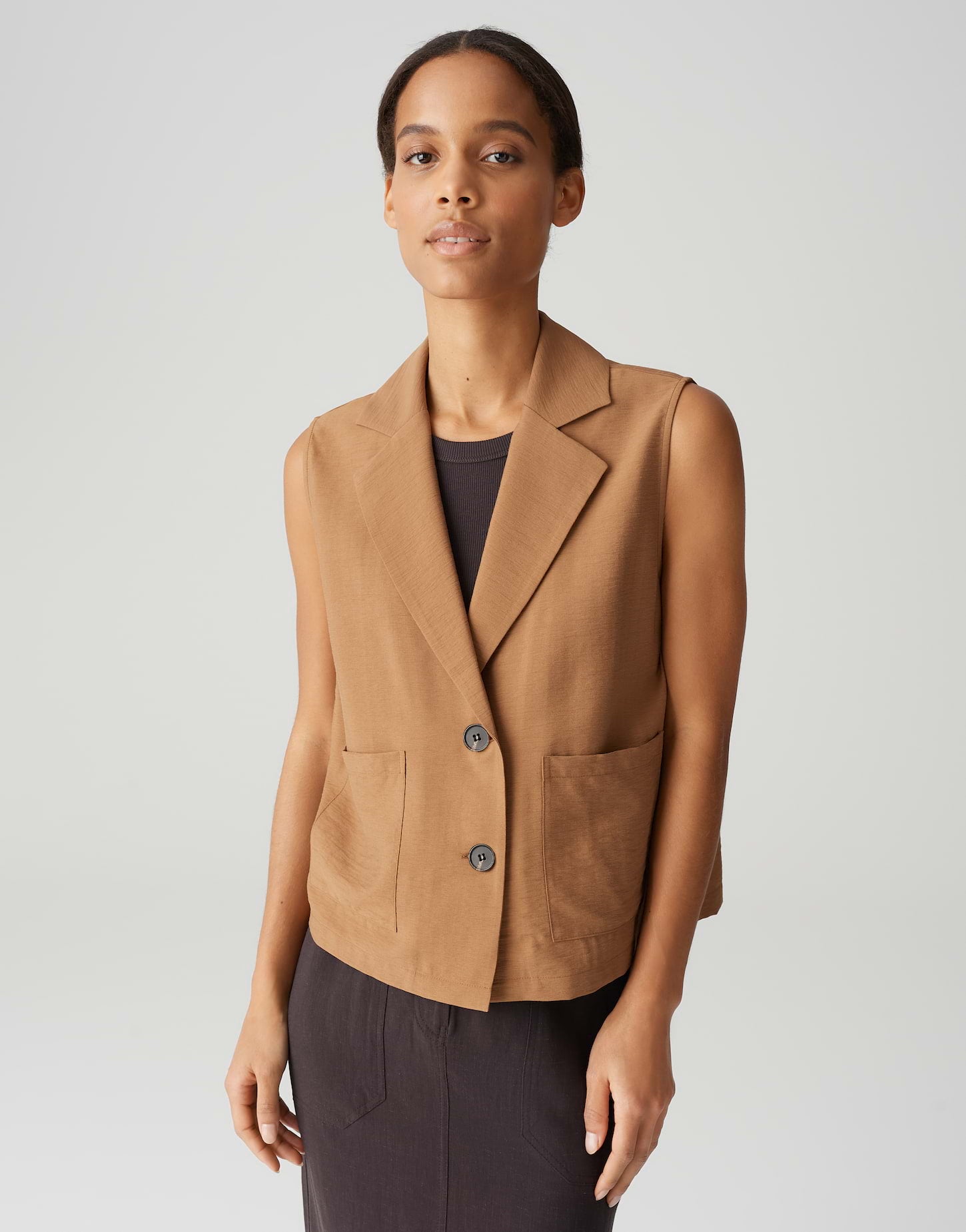 Opus Damen Indoorwesten Golden Oak