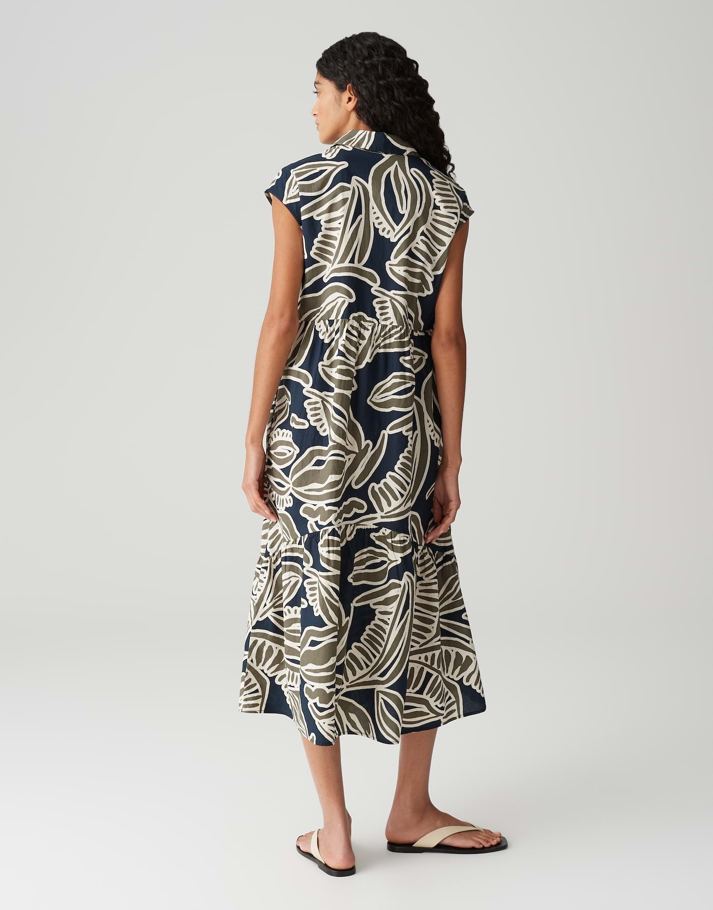 Opus Damen Kleider Olive Leaf