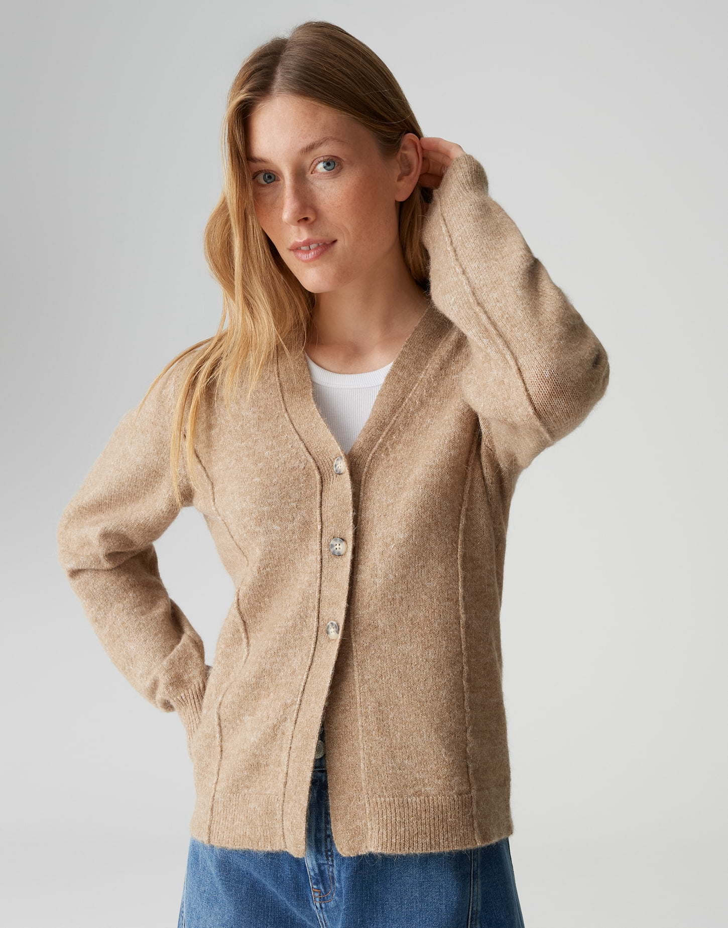 Opus Damen Pullover Salted Caramel