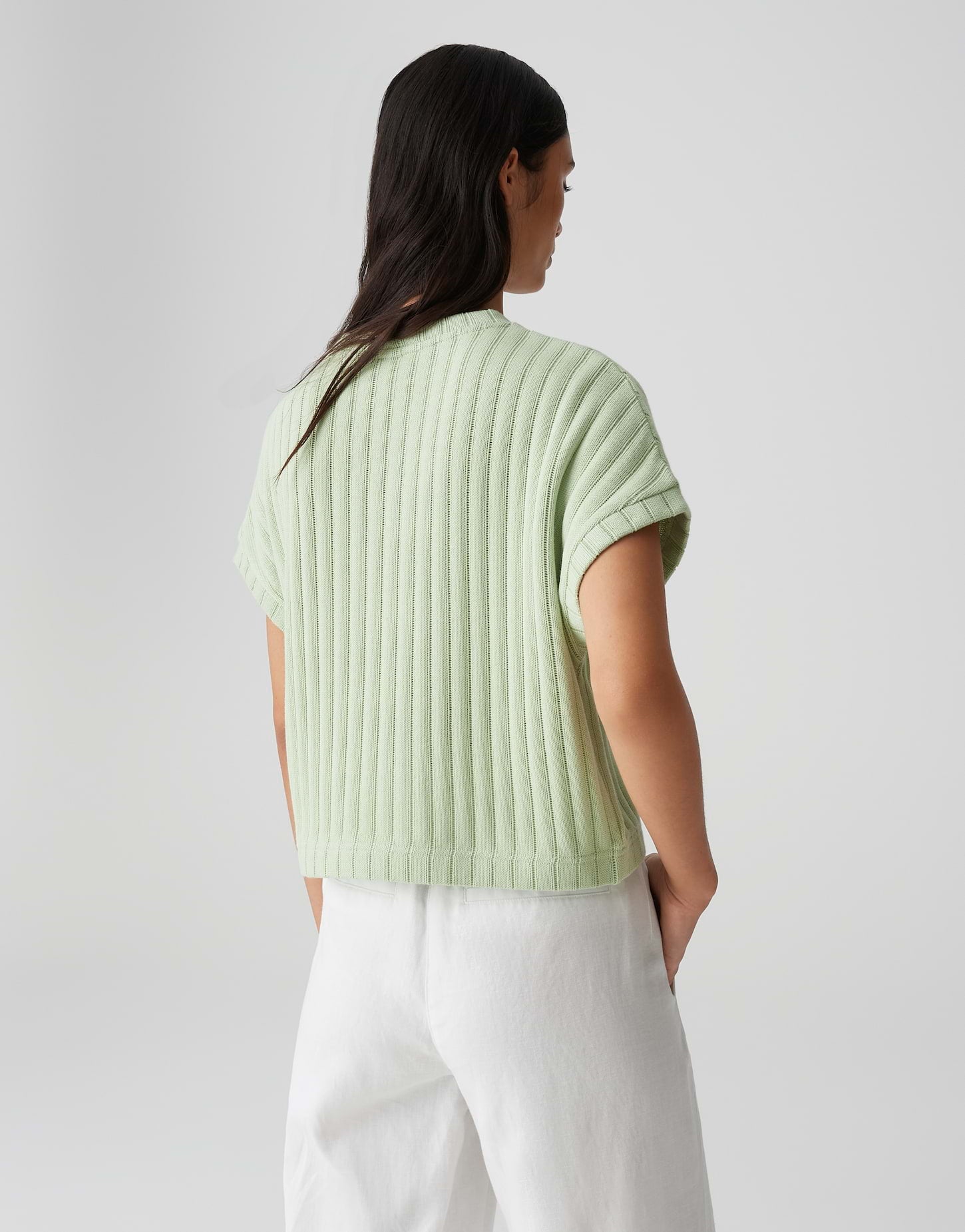 Opus Damen Sweatshirts Green Glow