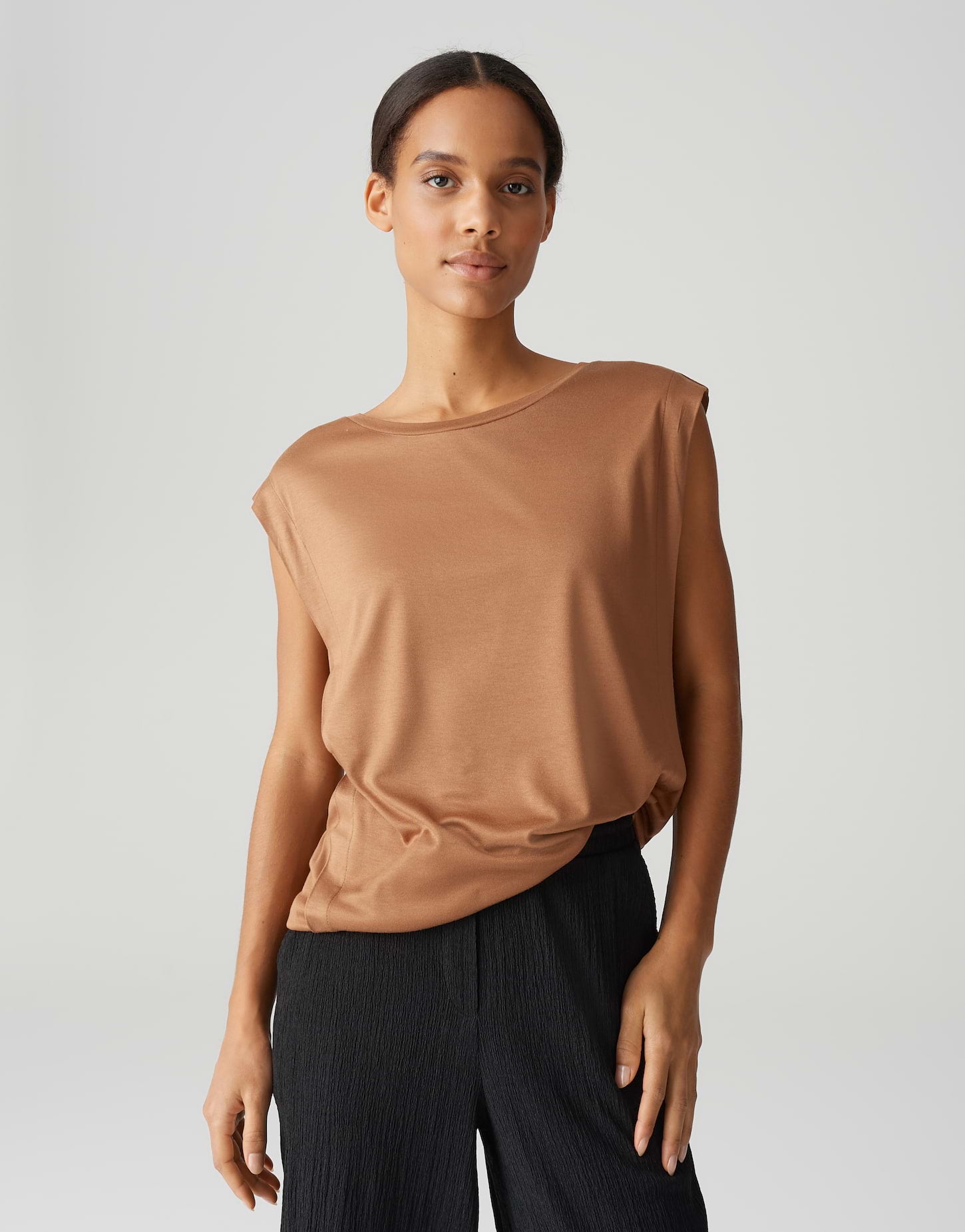 Opus Damen T-Shirts Golden Oak