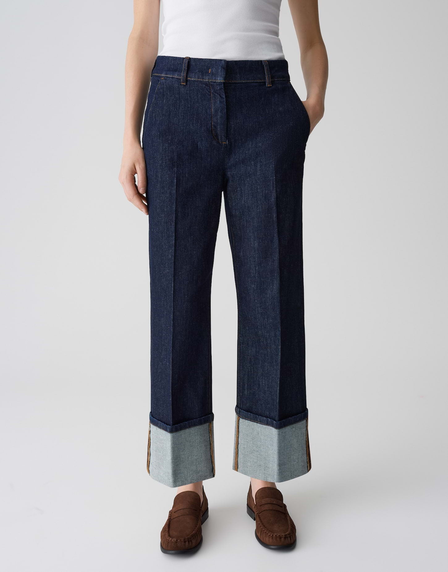 Opus Pants Damen Jeans  Dark Rins