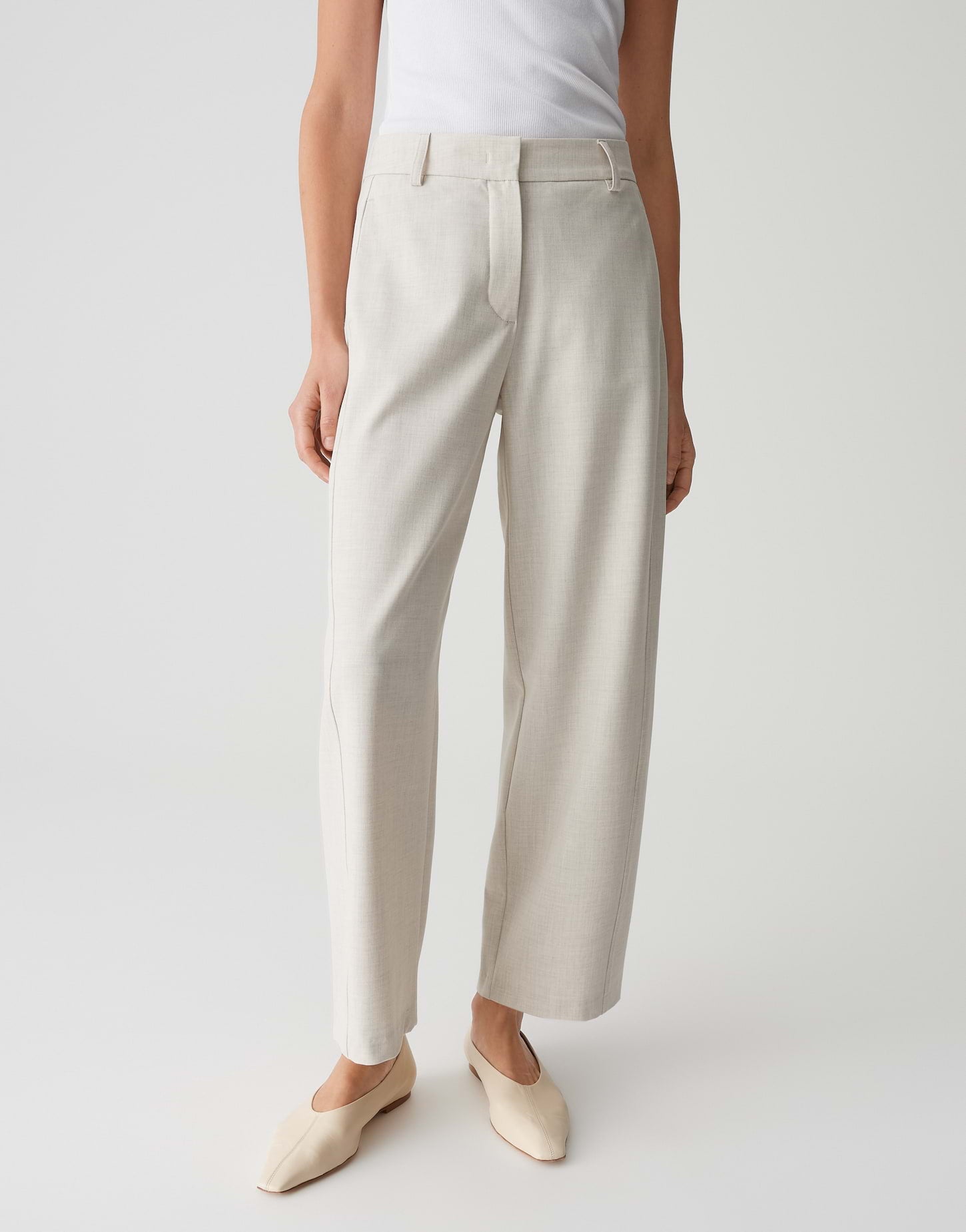 Opus Pants Damen Hosen  Natural G