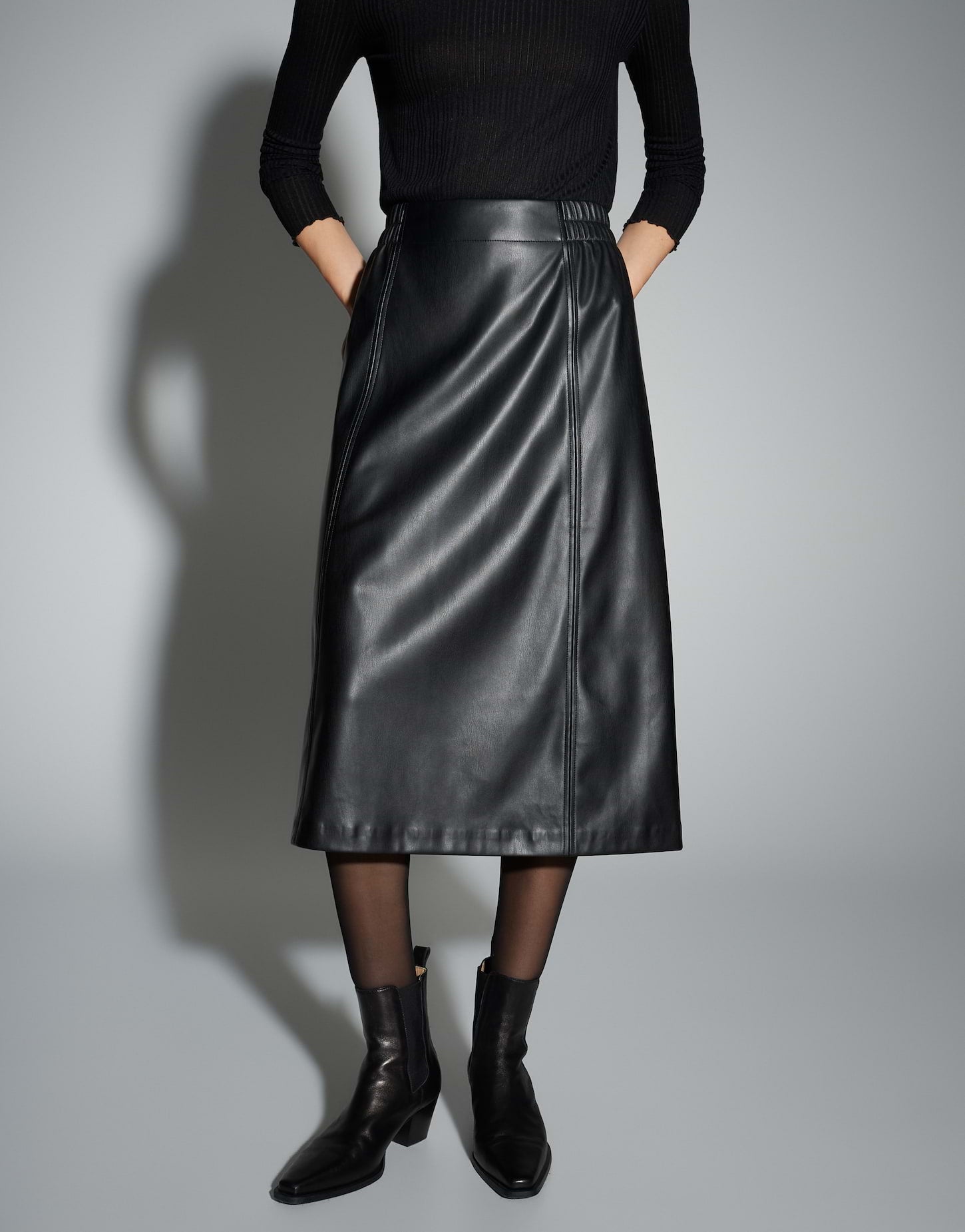 Opus Damen Rock Black