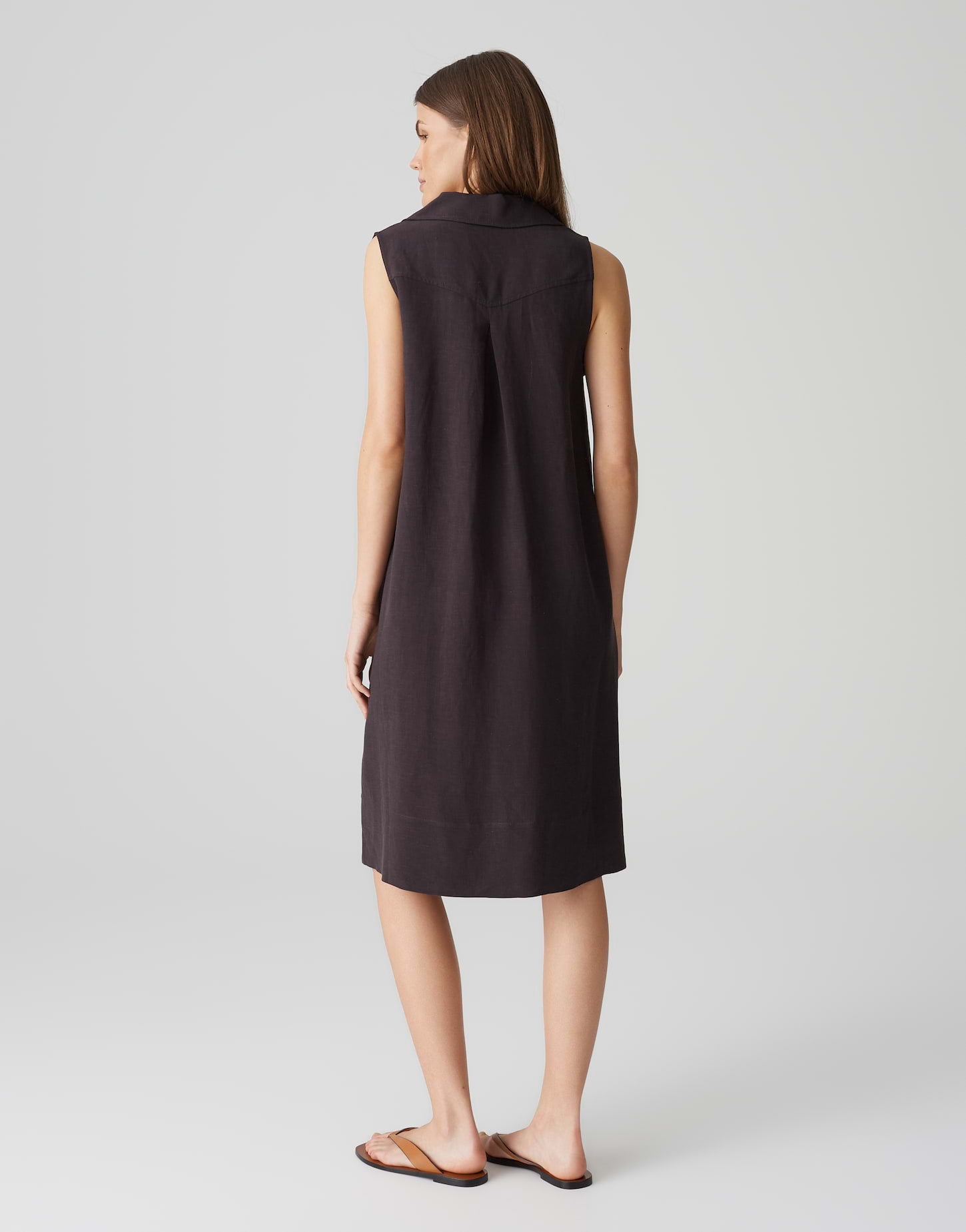 Opus Damen Kleider Midnight Brown