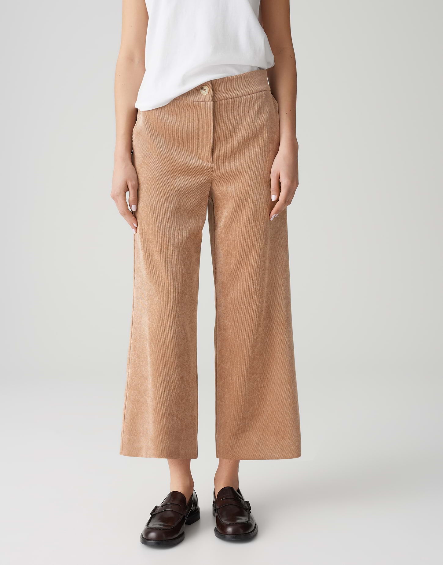 Opus Damen Hosen Golden Oak