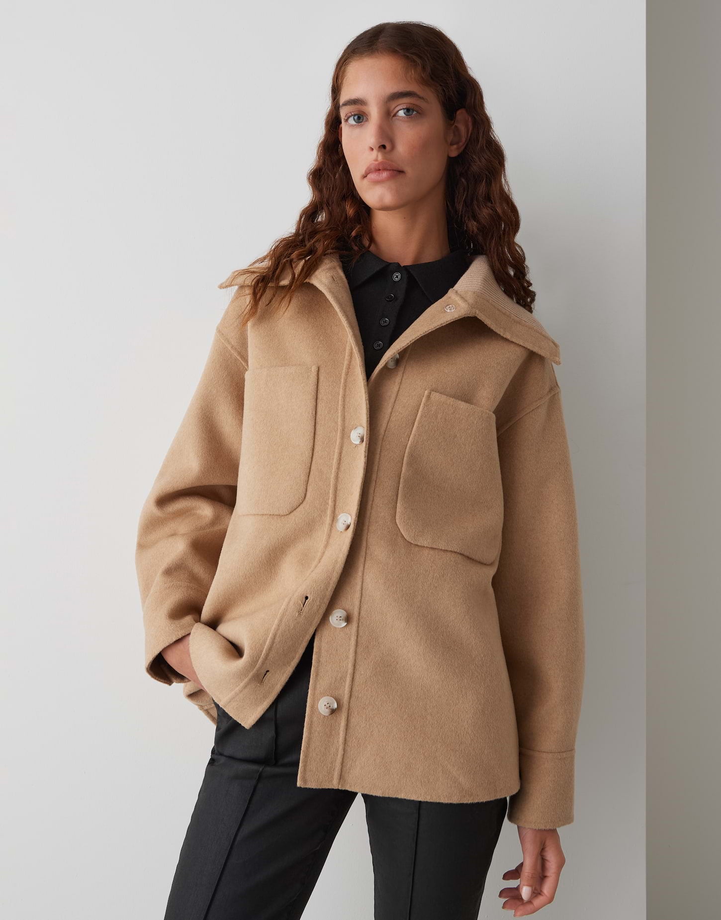 Opus Damen Blazer Caramel