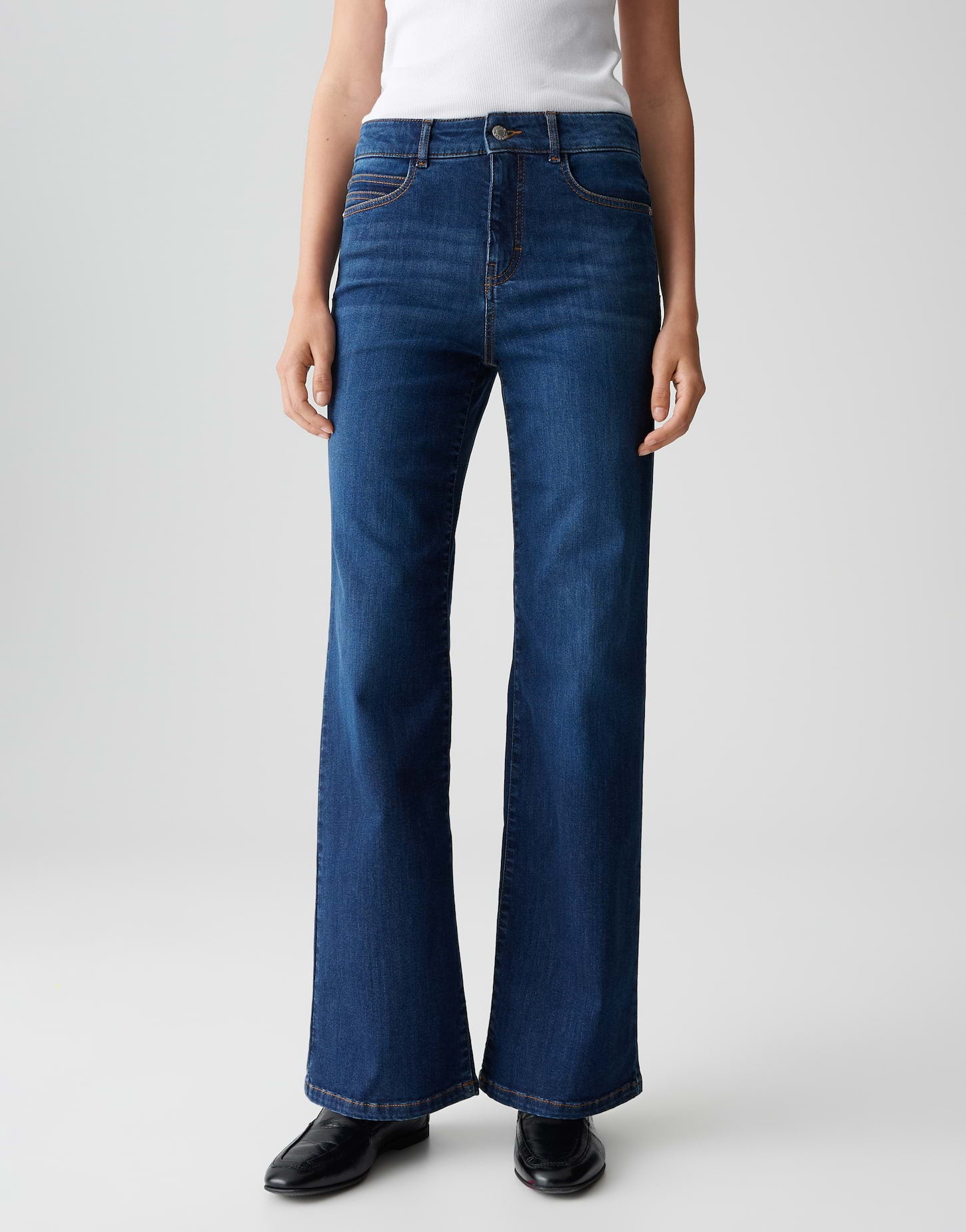 Opus Pants Damen Jeans  Washed Ri