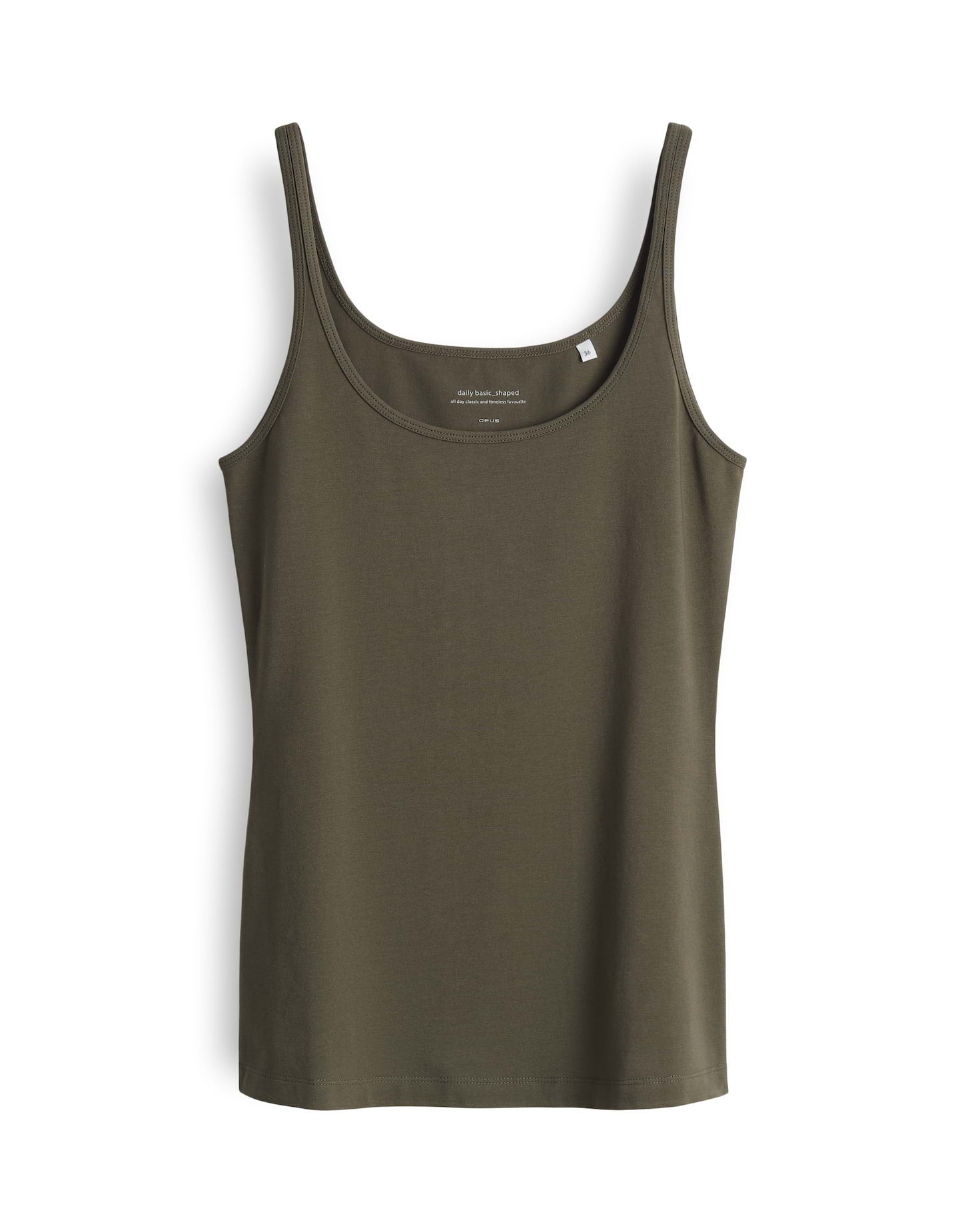 Opus Damen T-Shirts Olive Leaf
