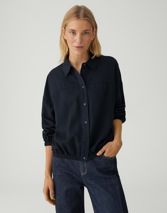 Opus Damen Blusen Coal Blue