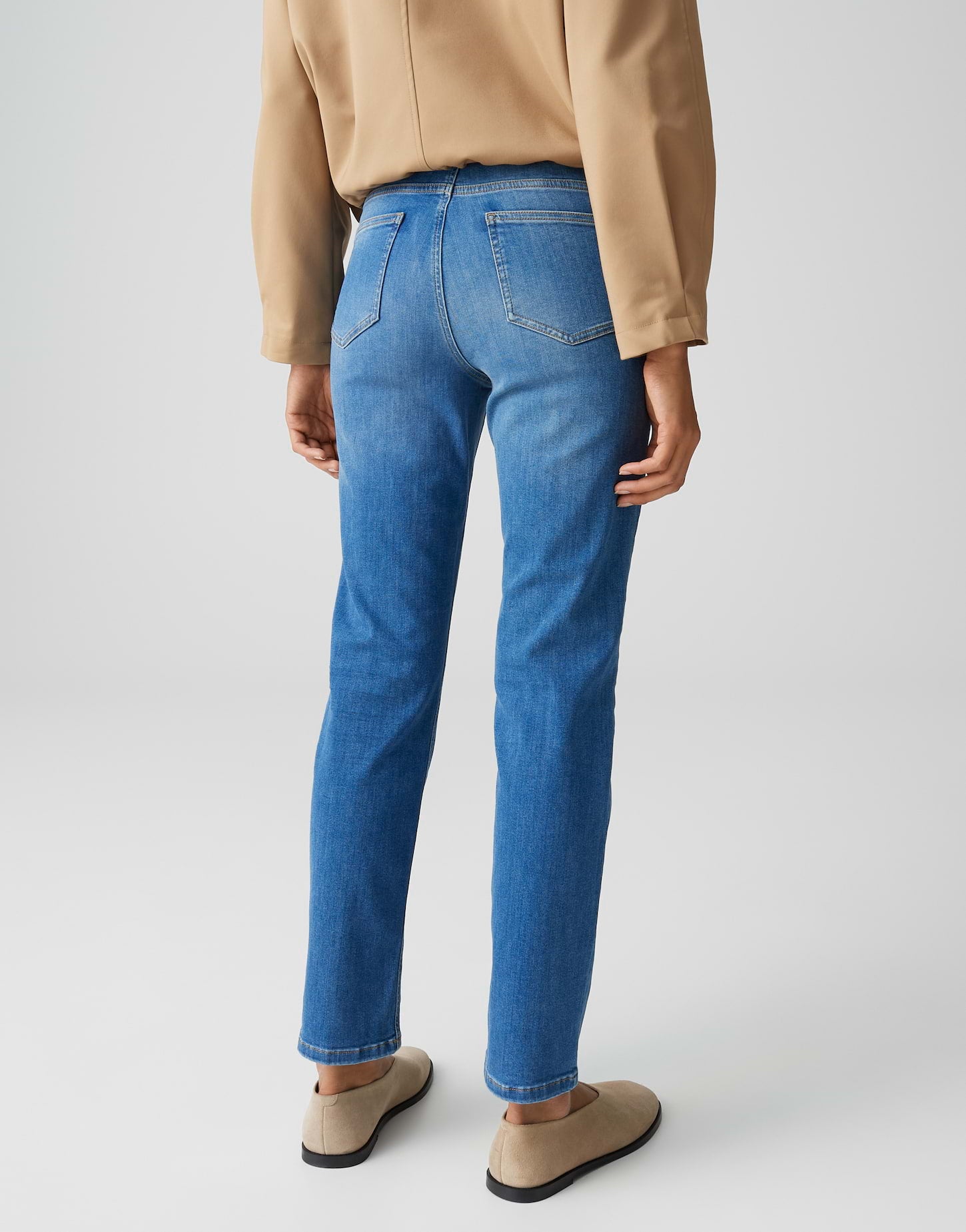 Opus Pants Damen Jeans Mid Sky B