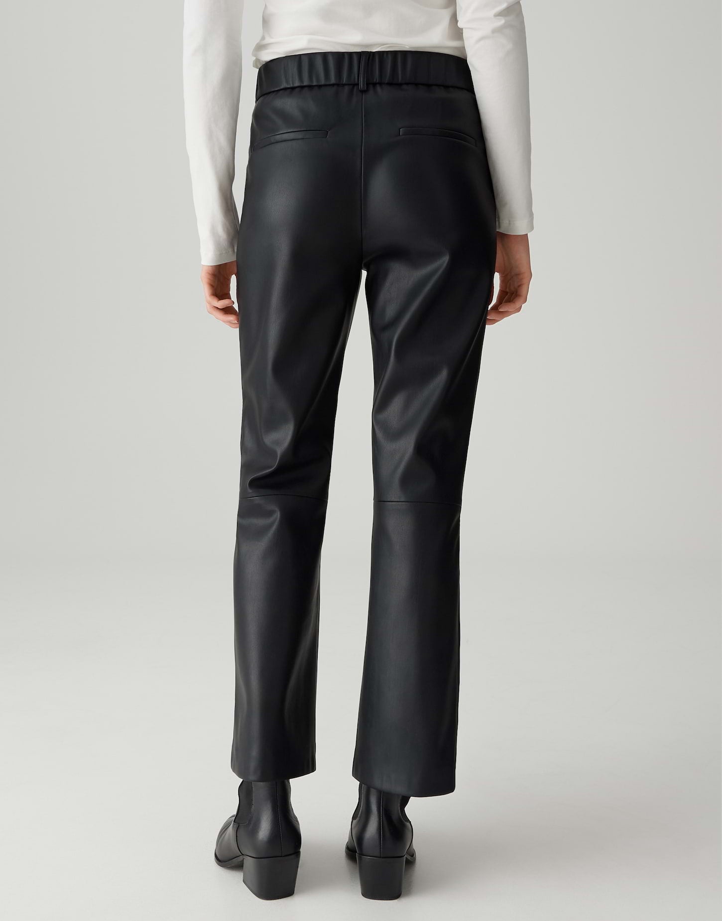 Opus Pants Damen Hosen Black