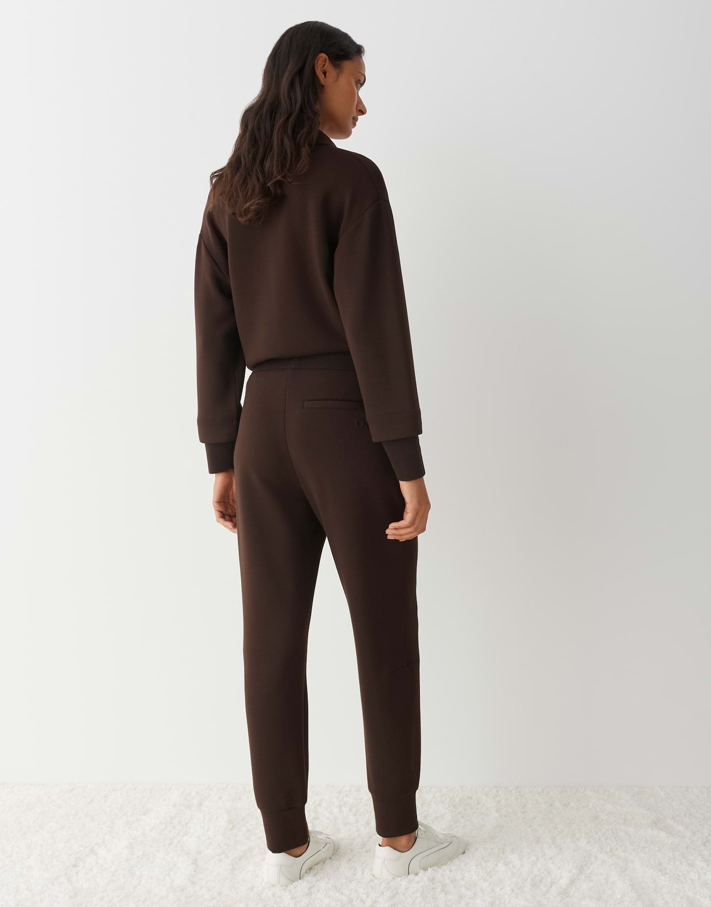 Opus Damen Hosen Coffee Bean