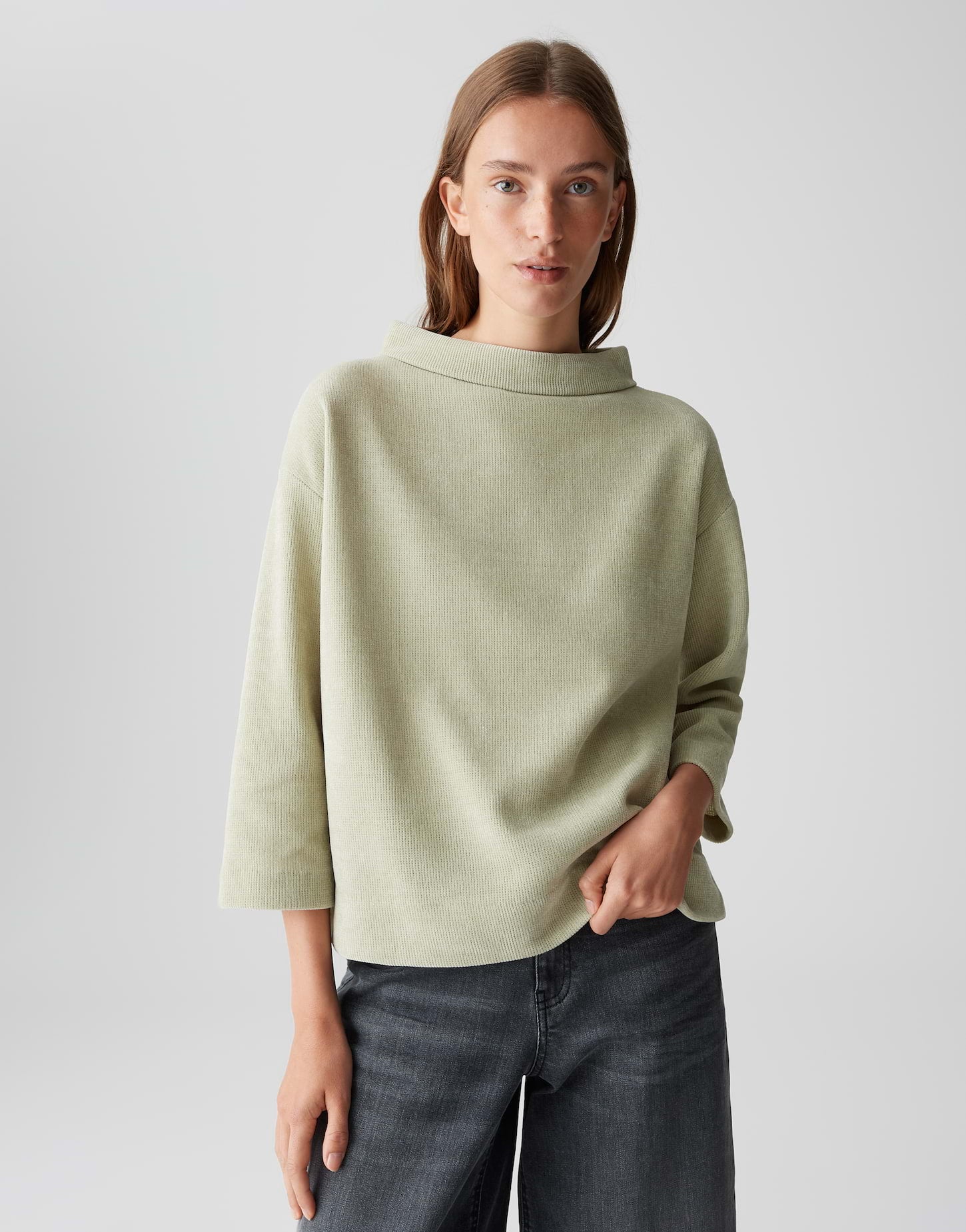 Opus Damen Sweatshirts Soft Matcha