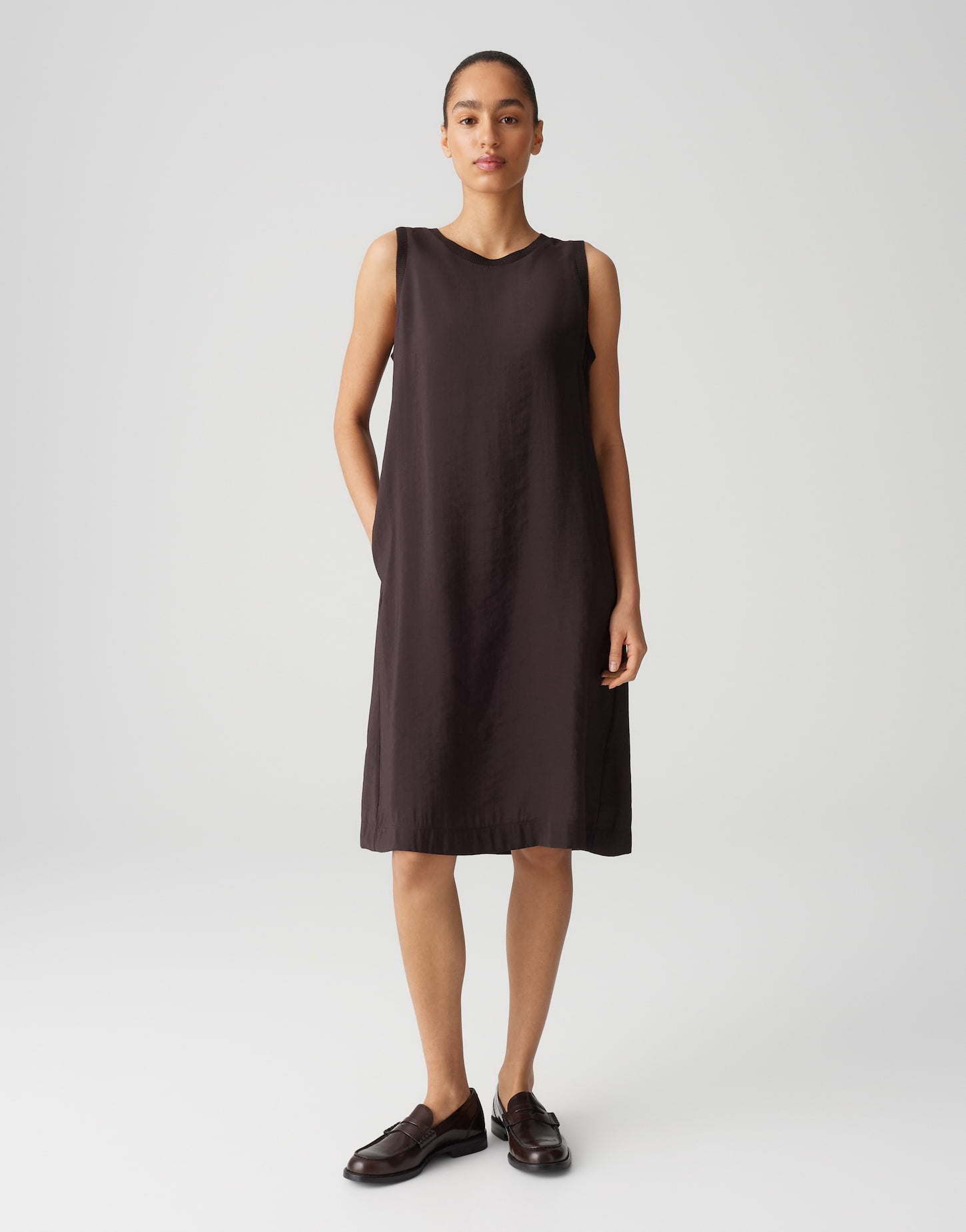 Opus Damen Kleider Midnight Brown