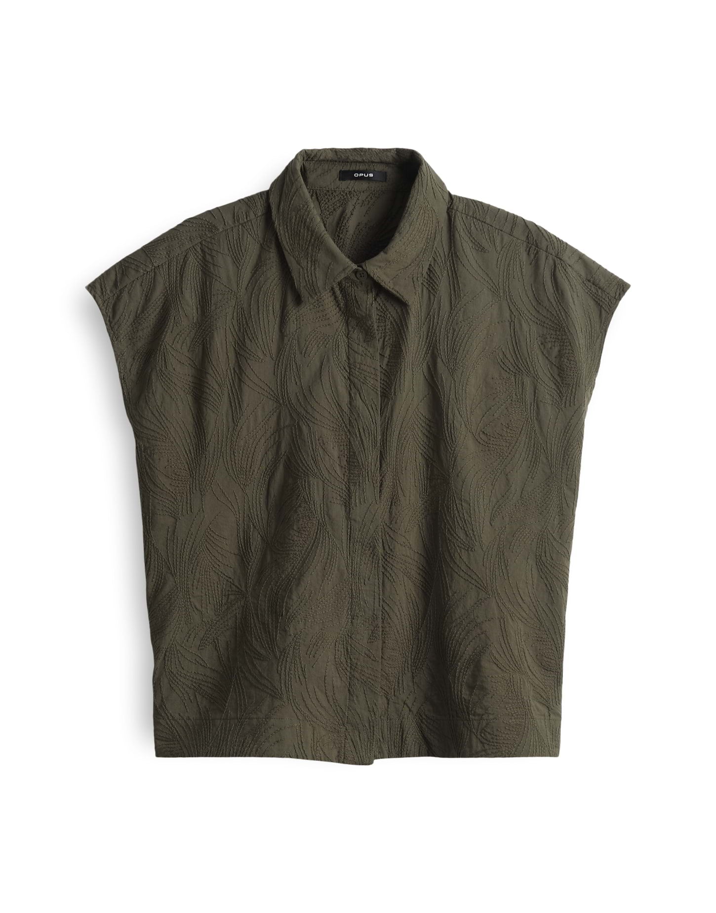 Opus Damen Blusen Olive Leaf