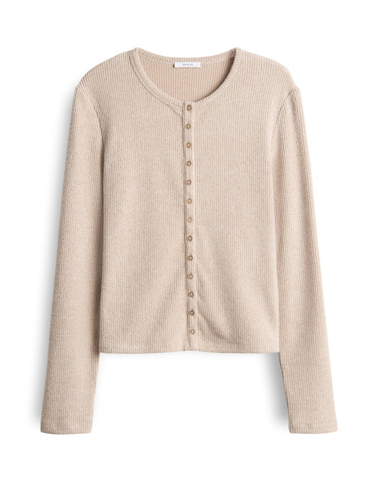 Opus Damen T-Shirts Salted Caramel