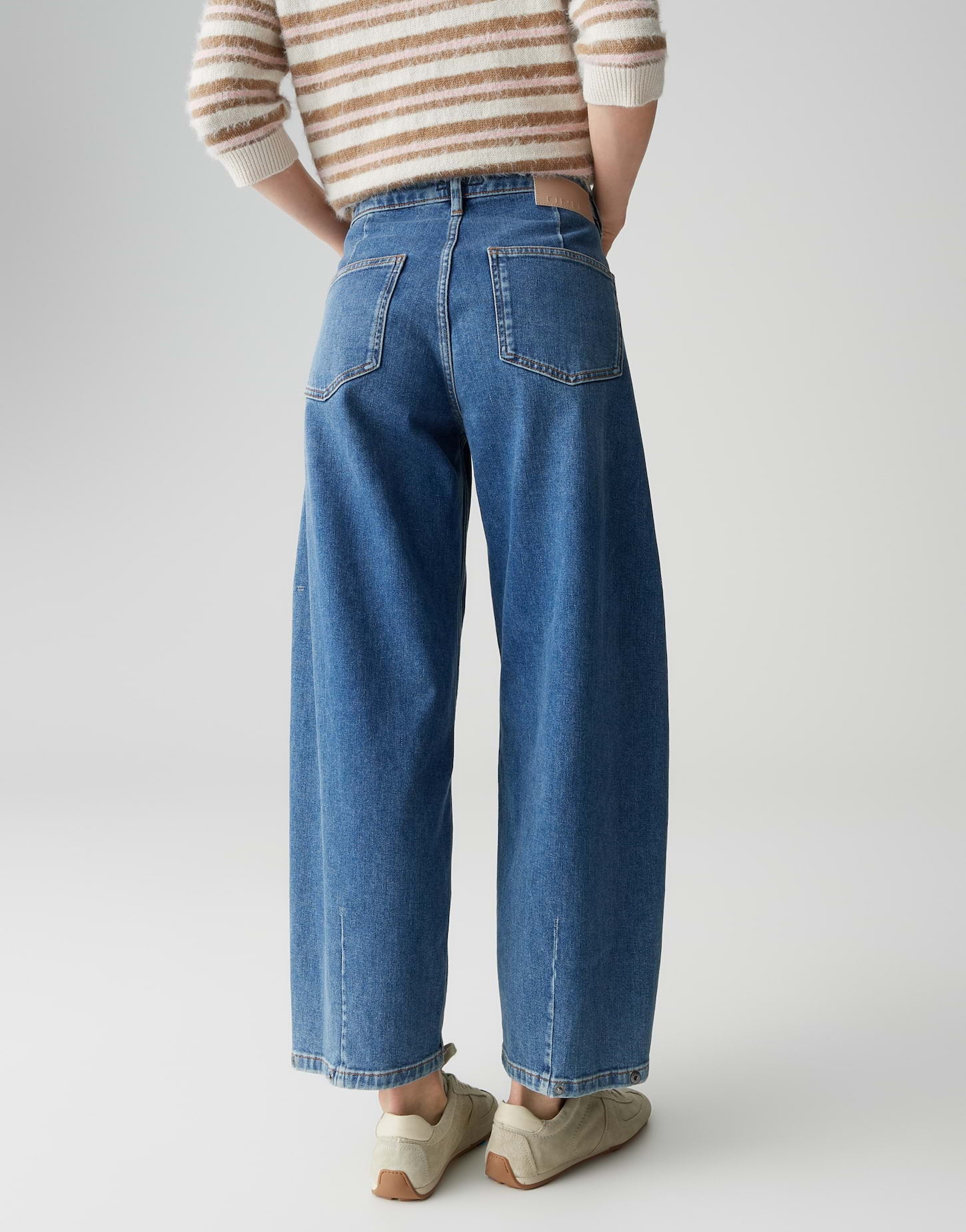 Opus Damen Jeans Mid Vision Blue