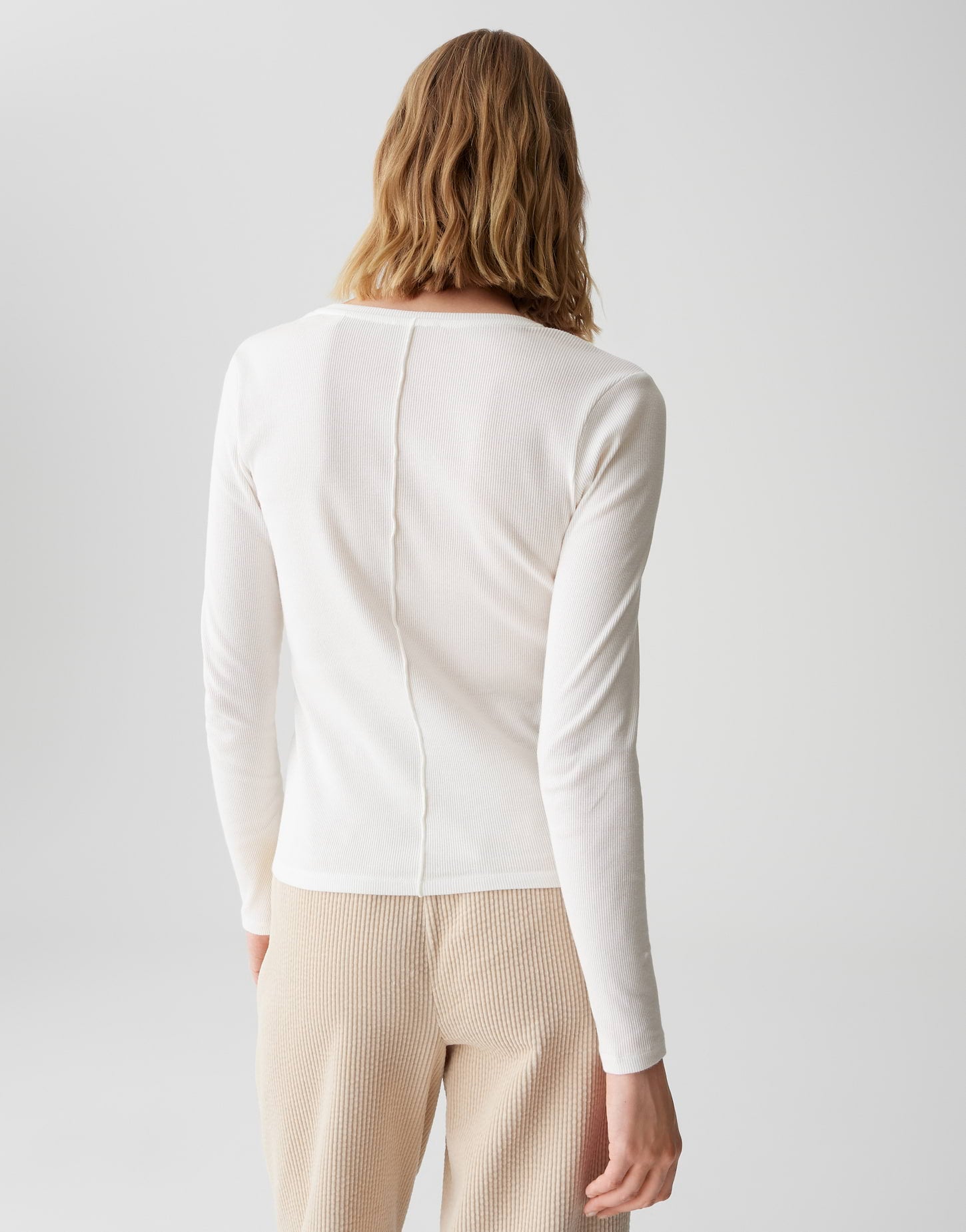 Opus Damen T-Shirts Milk