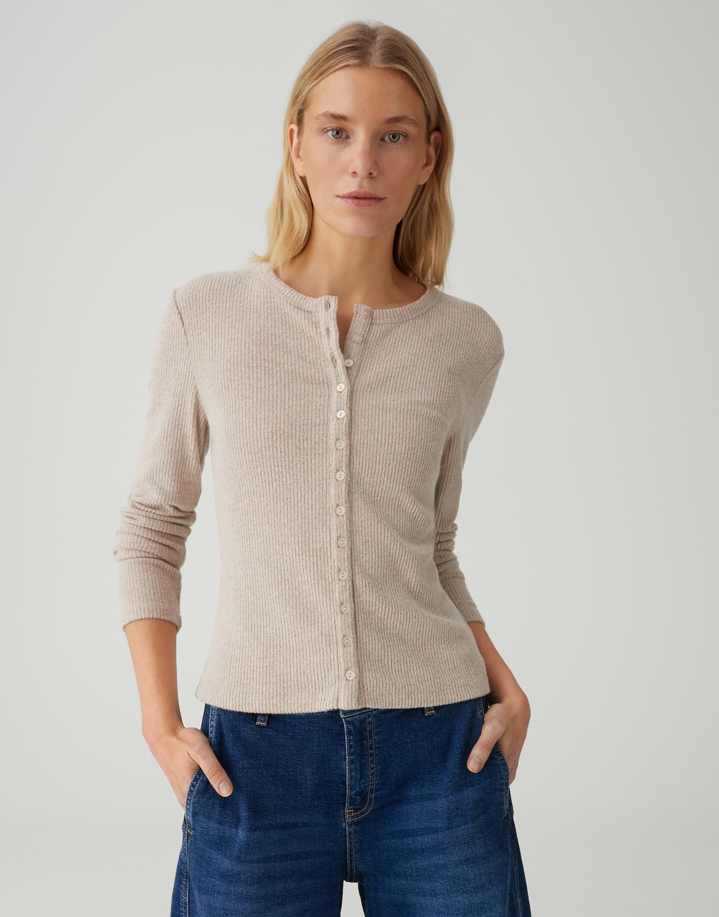 Opus Damen T-Shirts Salted Caramel