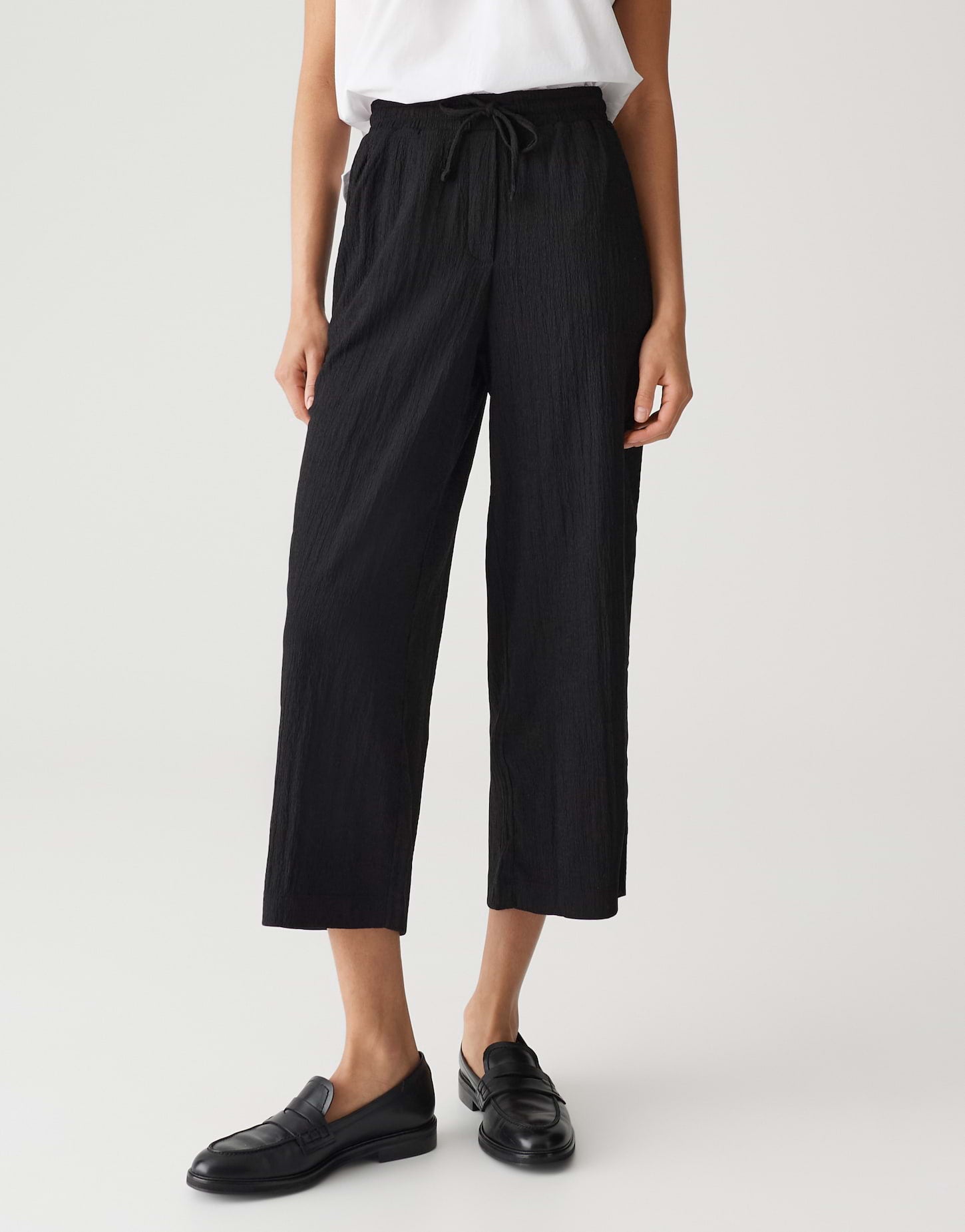 Opus Damen Hosen Black