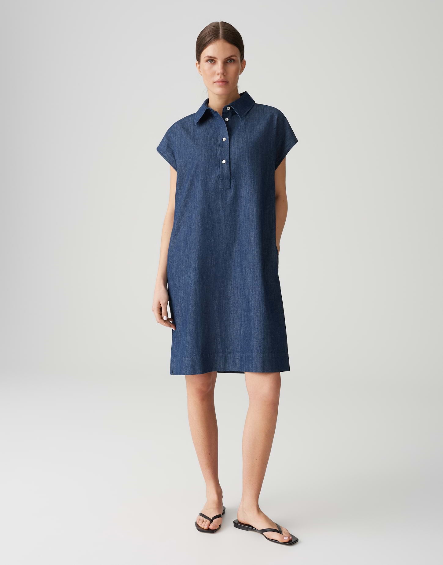 Opus Damen Kleider Mid Oxford Blue