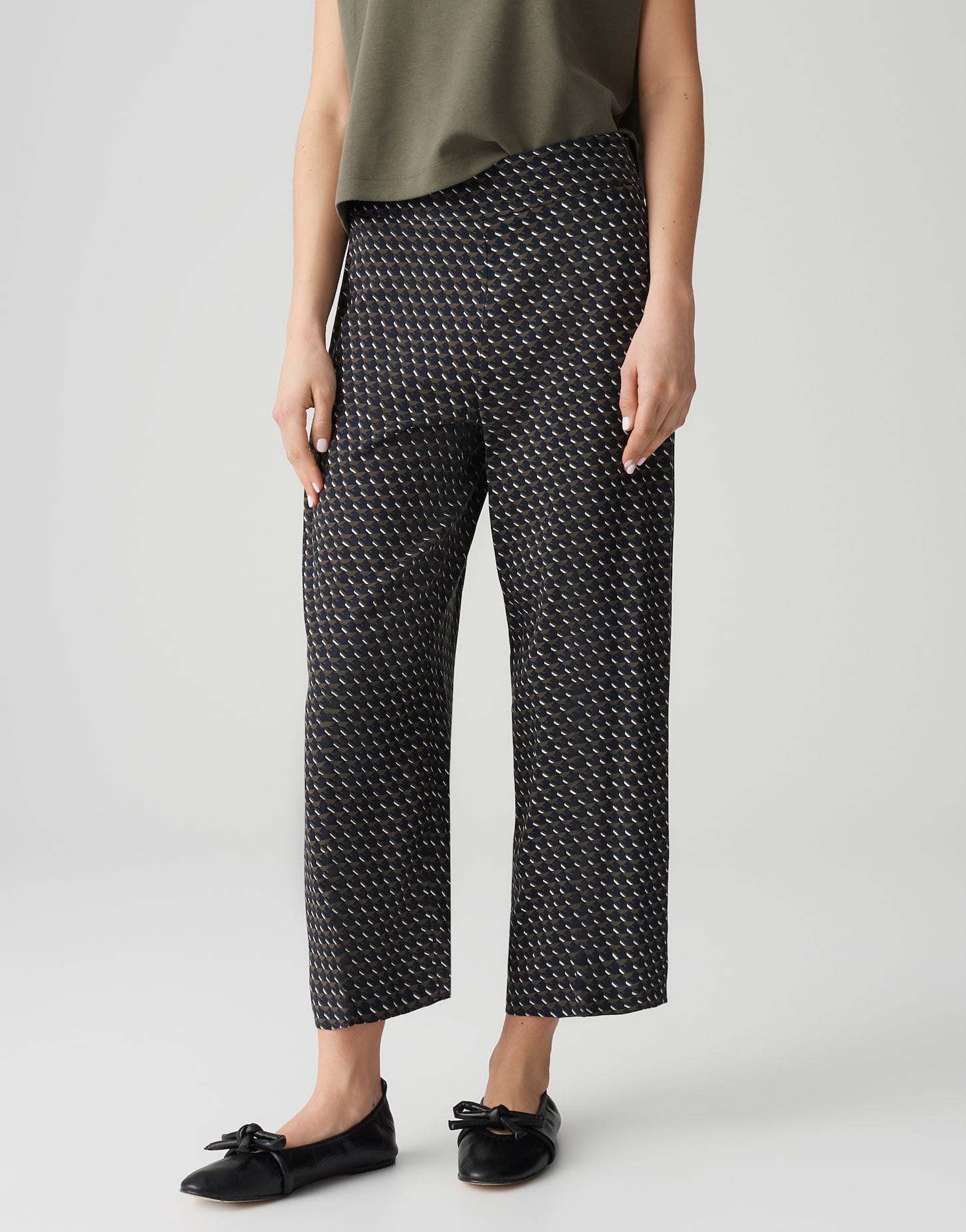 Opus Damen Hosen Coal Blue