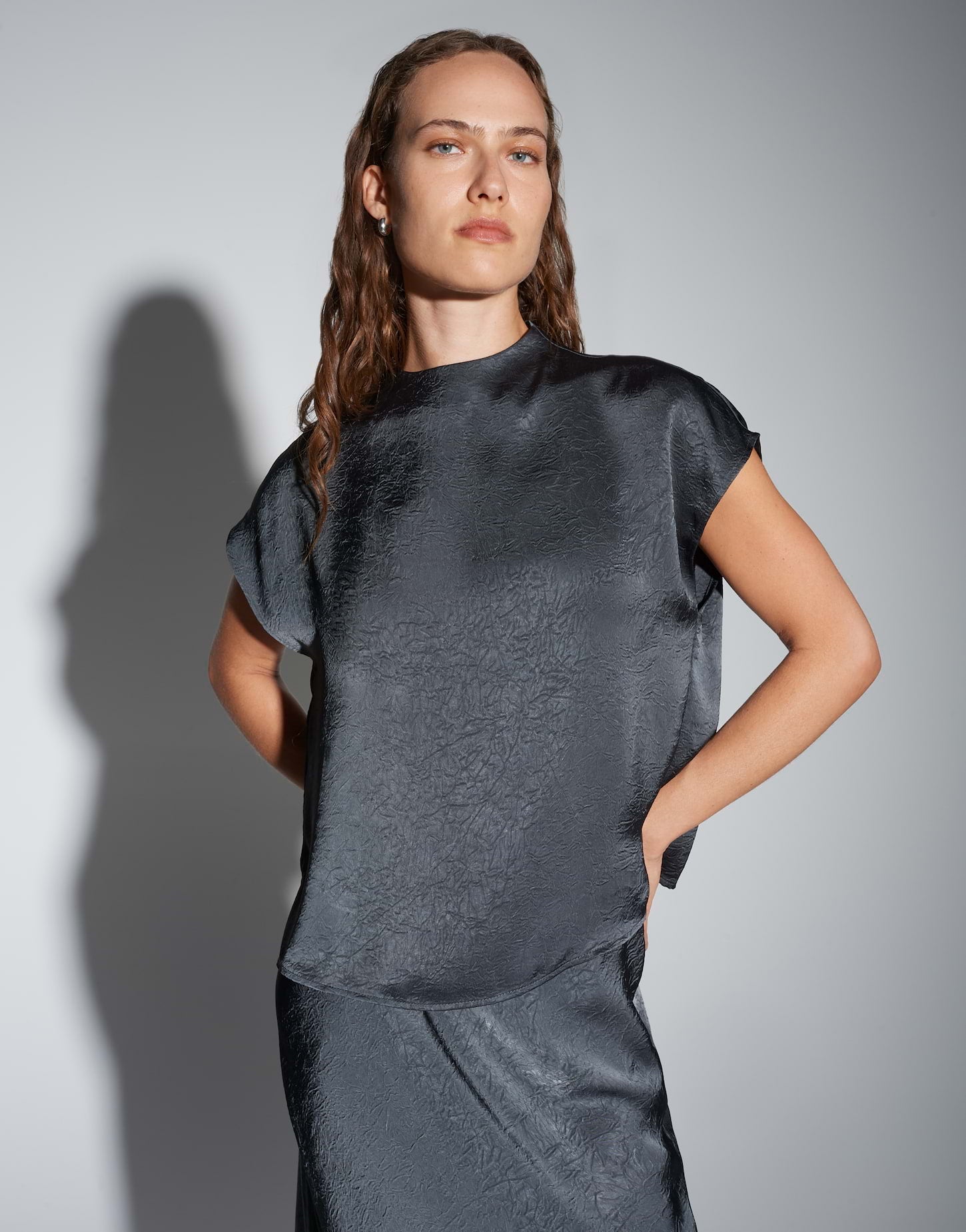 Someday Damen Blusen Silver Moon