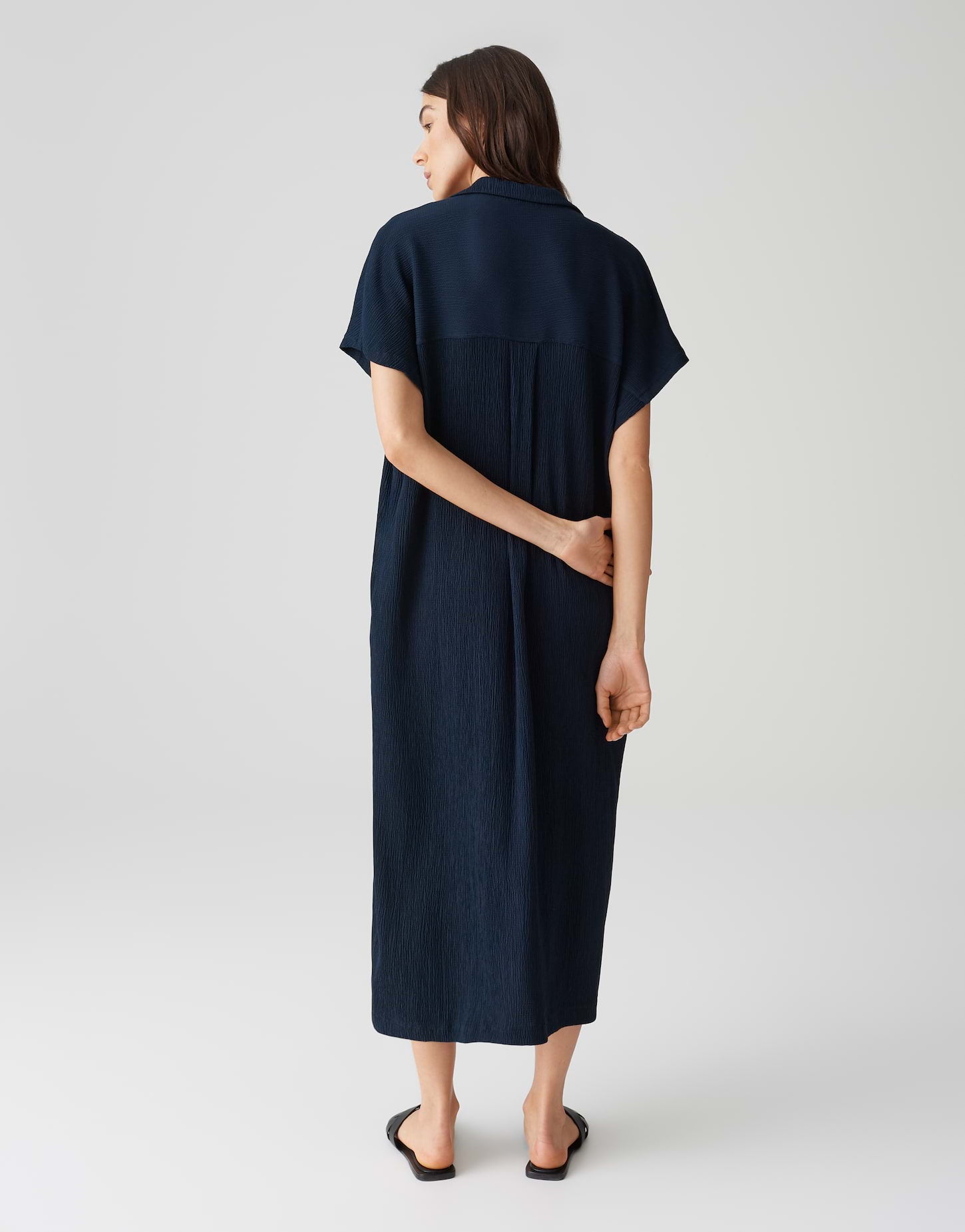 Opus Damen Kleider Coal Blue