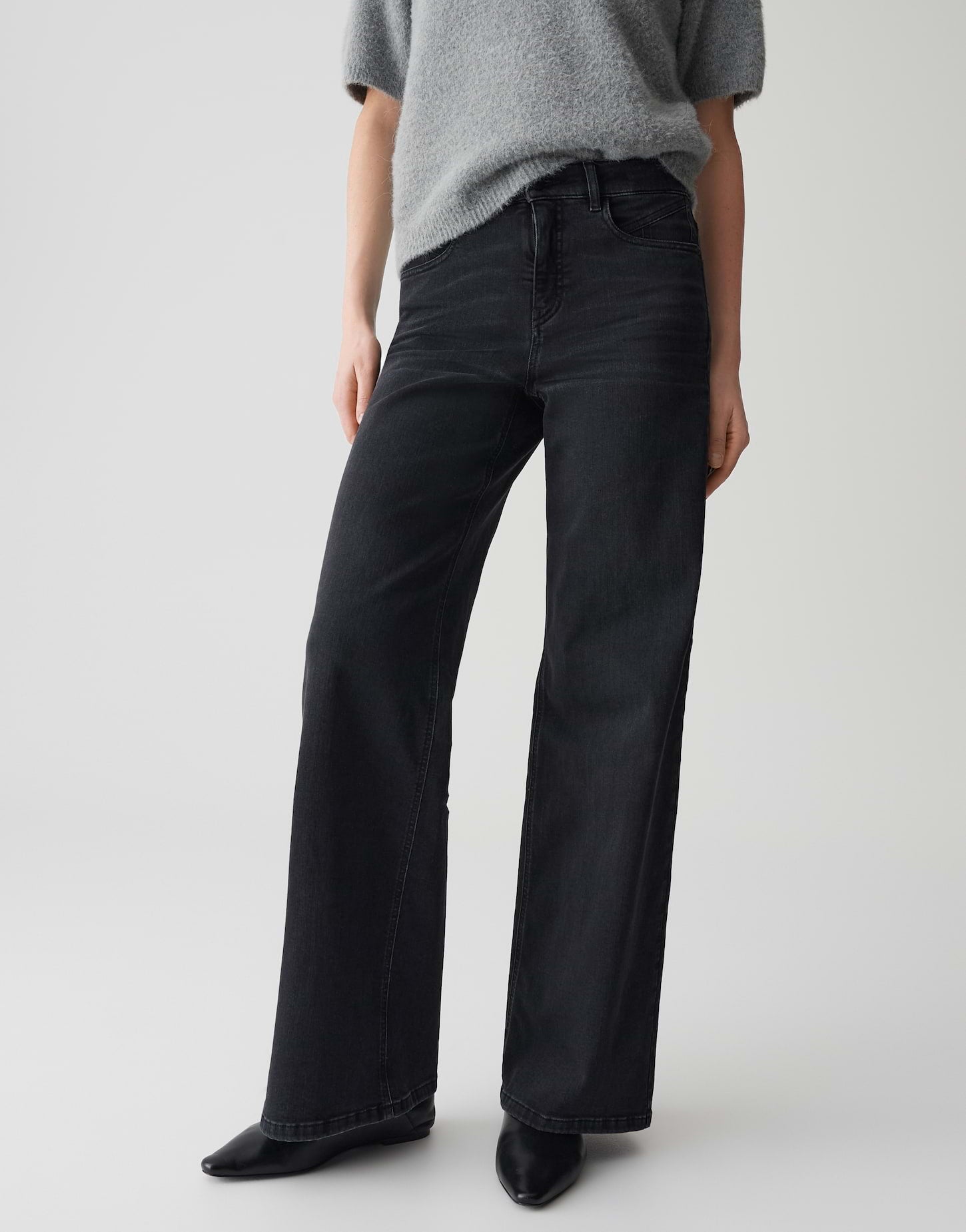 Opus Pants Damen Jeans  Washed Bl