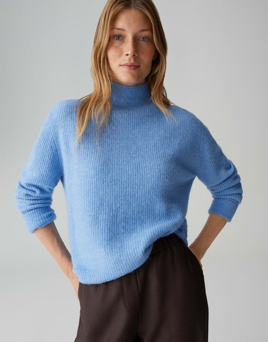 Opus Damen Pullover Water Blue
