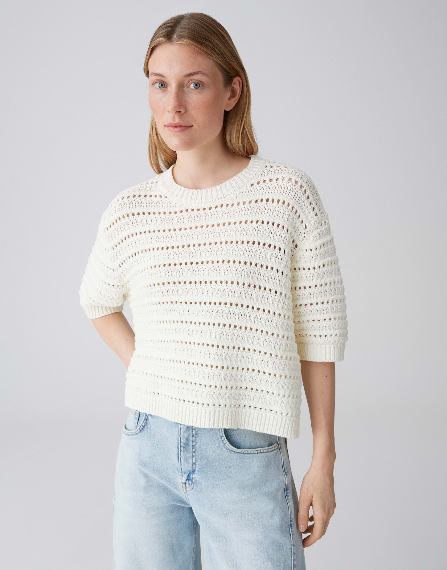 Opus Damen Pullover Milk