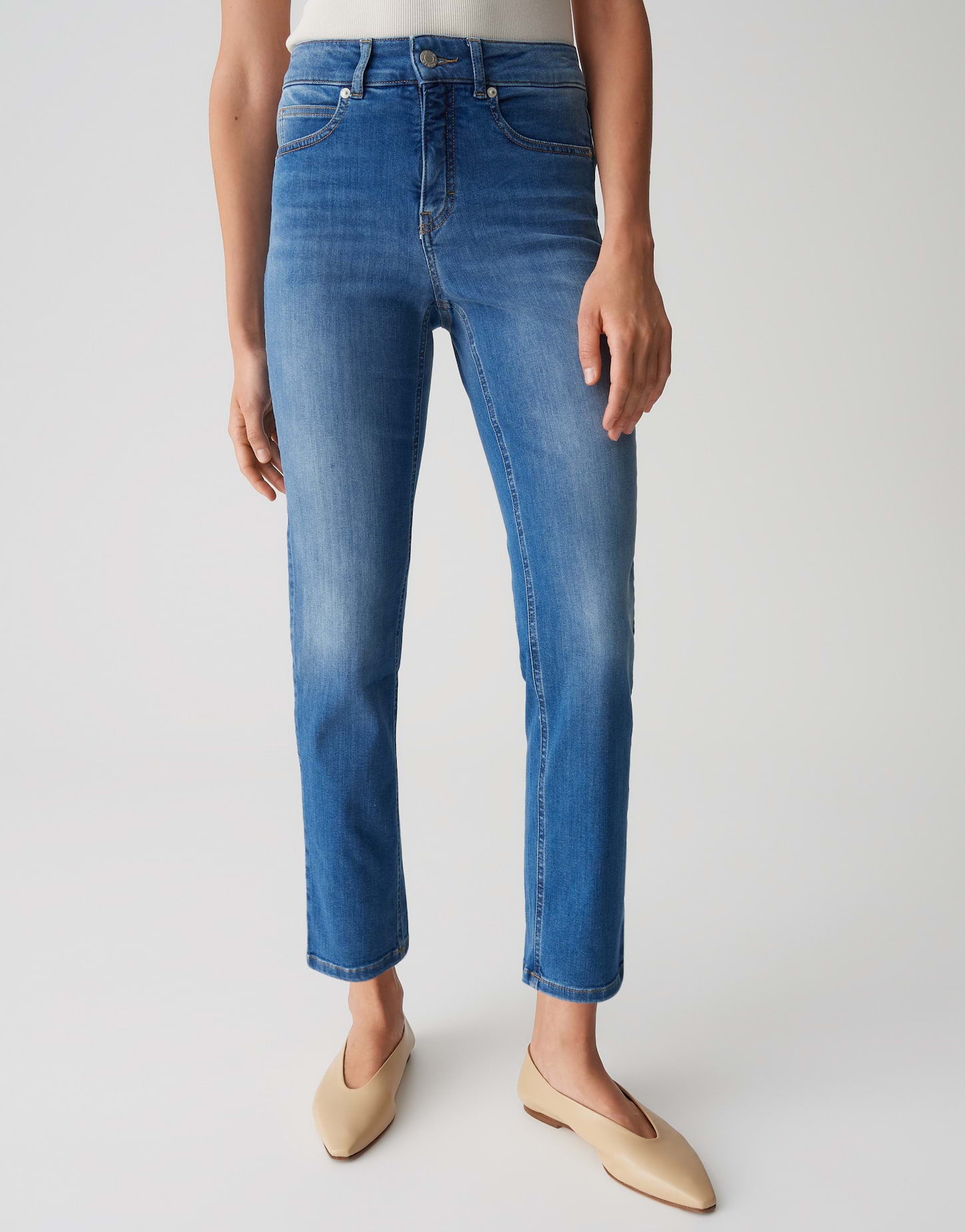 Opus Pants Damen Jeans  Mid Sky B
