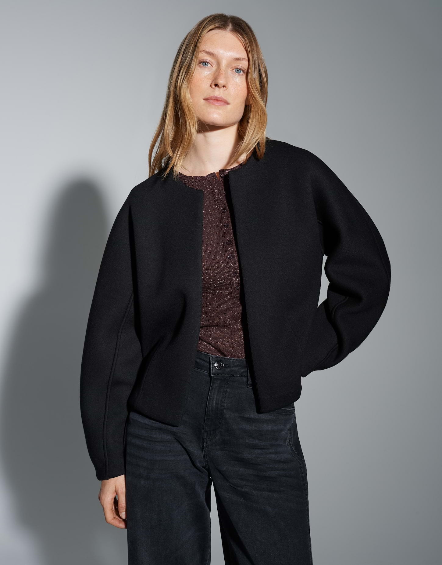 Opus Damen Sweatshirts Black