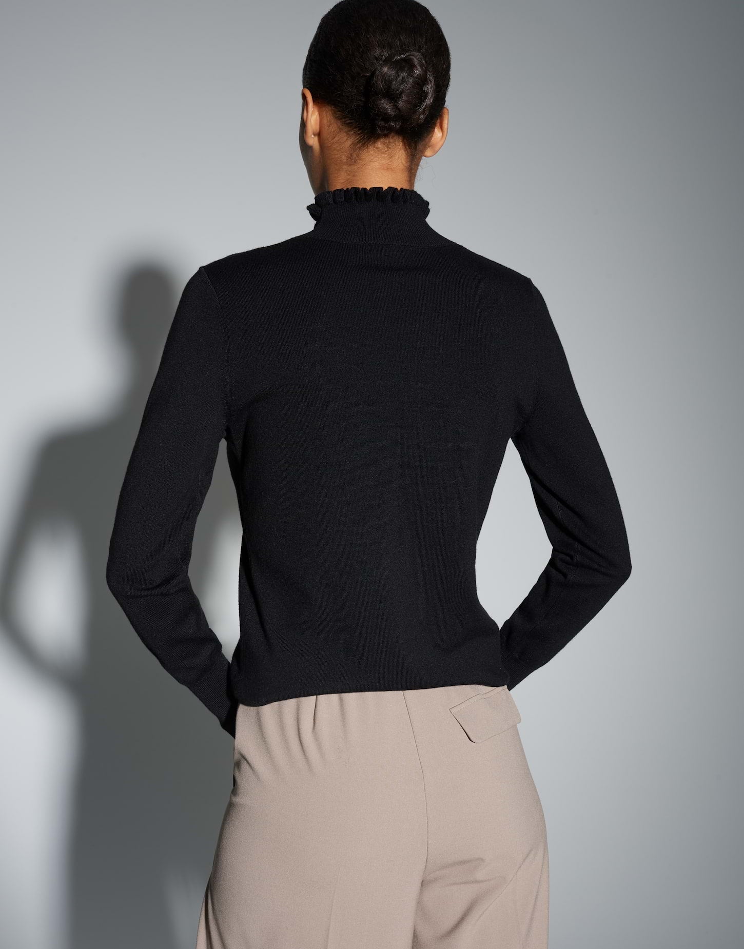 Opus Damen Pullover Black