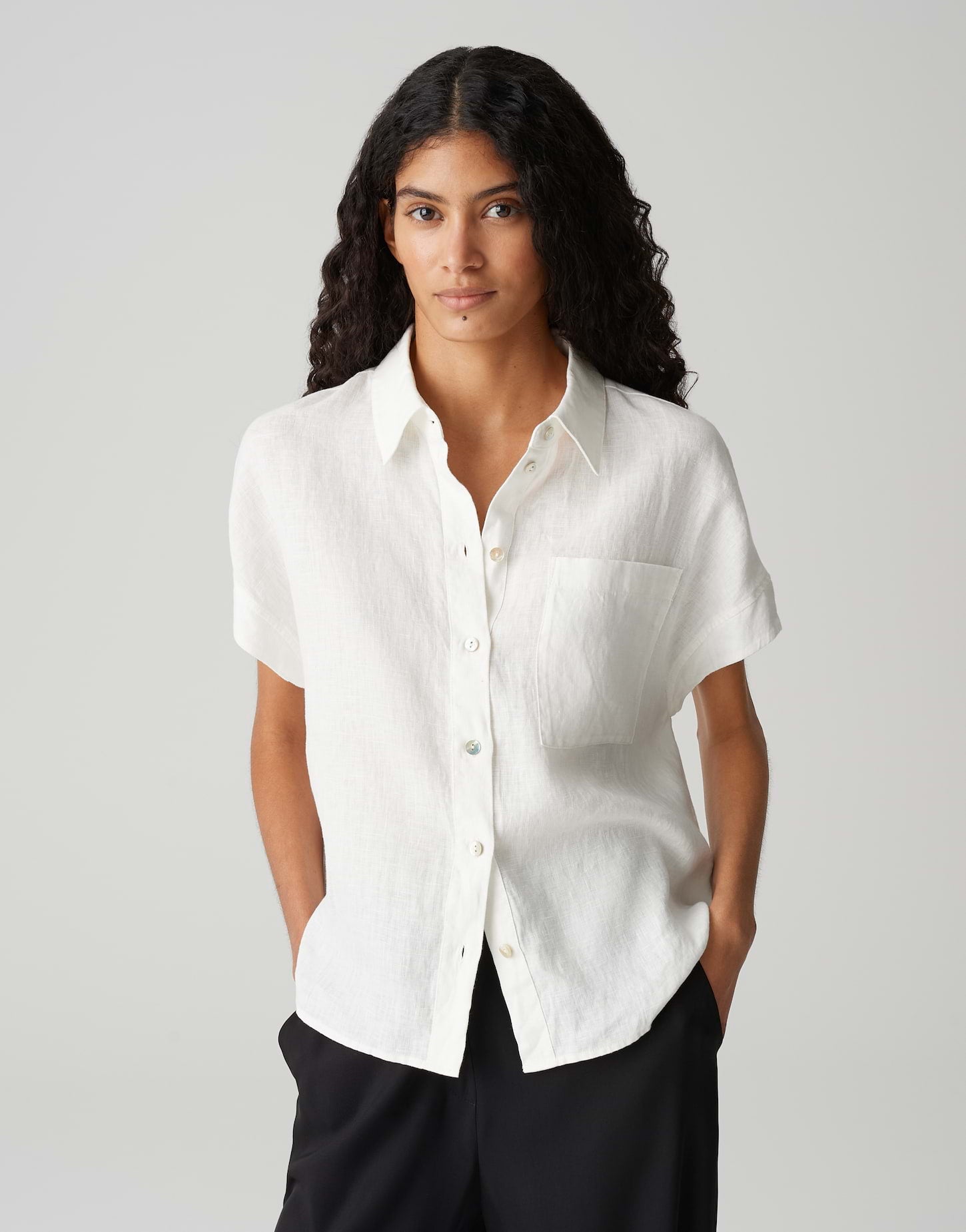 Opus Damen Blusen Milk