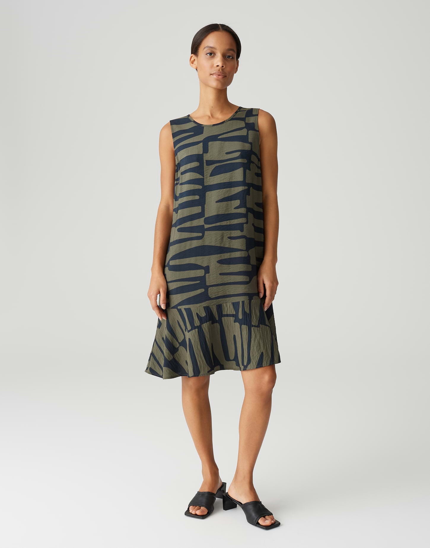 Opus Damen Kleider Olive Leaf