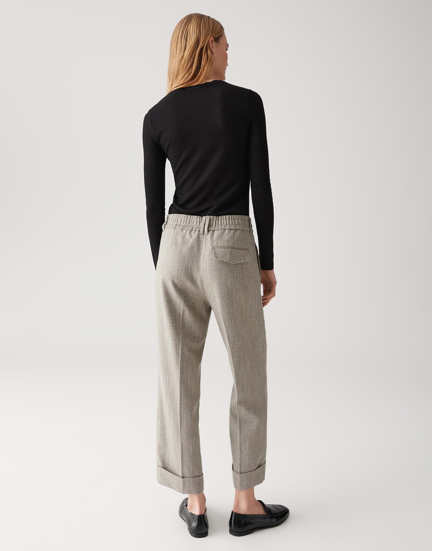 Opus Damen Hosen Macadamia