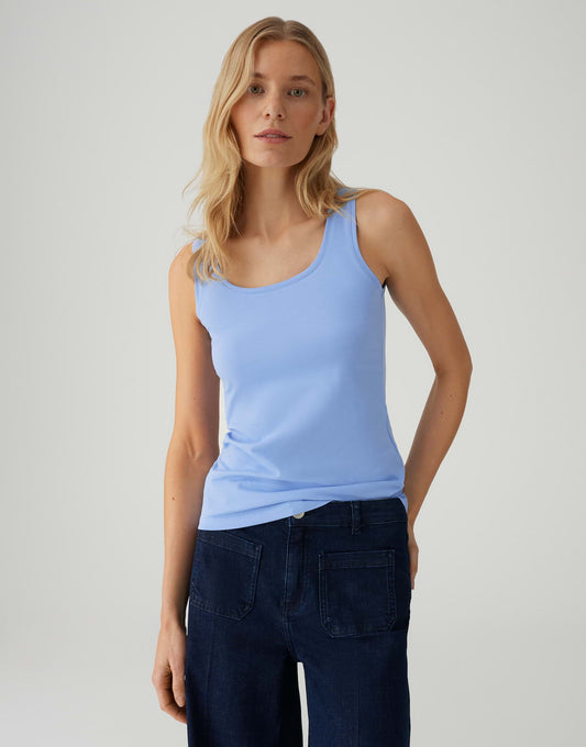 Opus Damen T-Shirts Water Blue