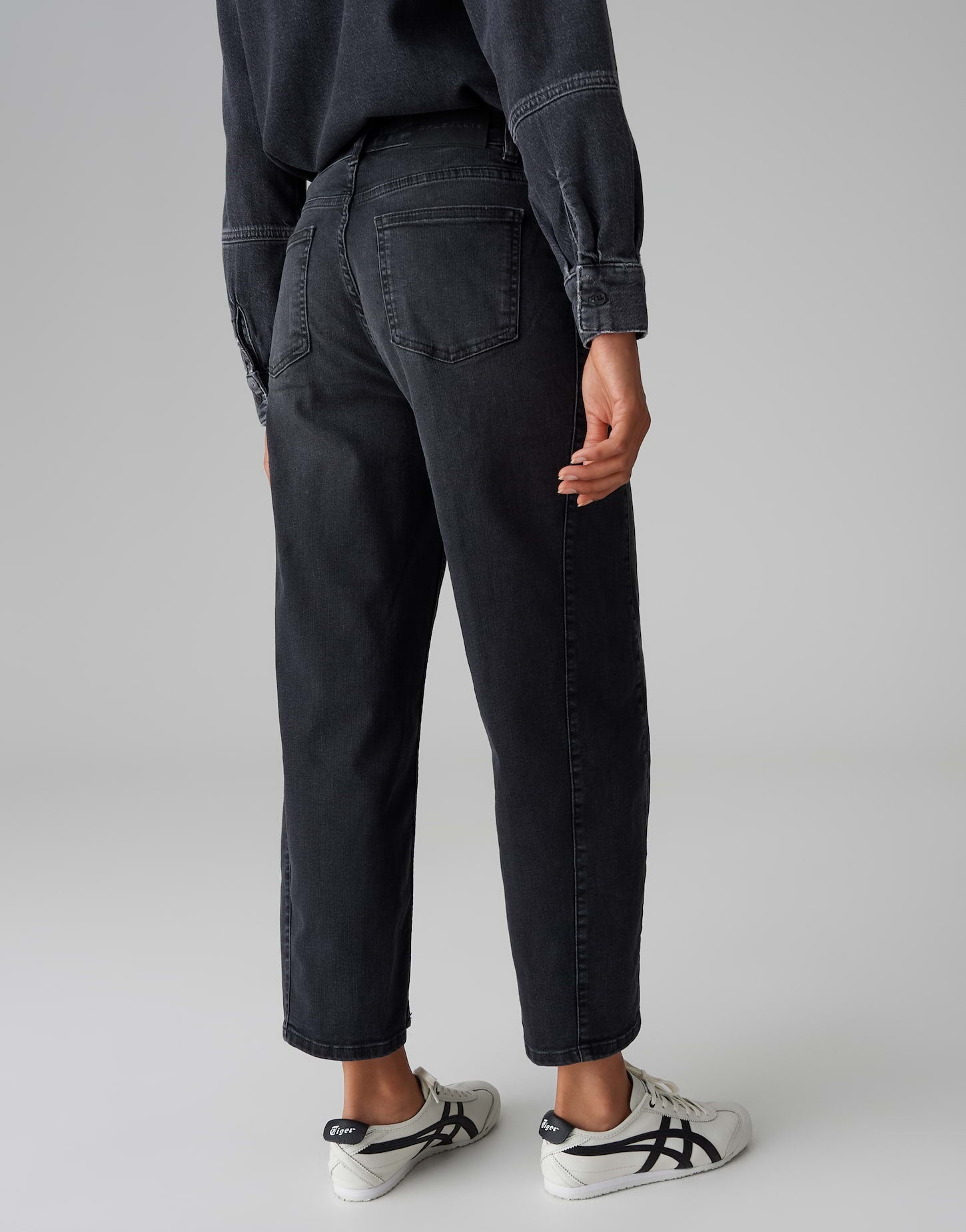 Opus Pants Damen Jeans Dark Carb