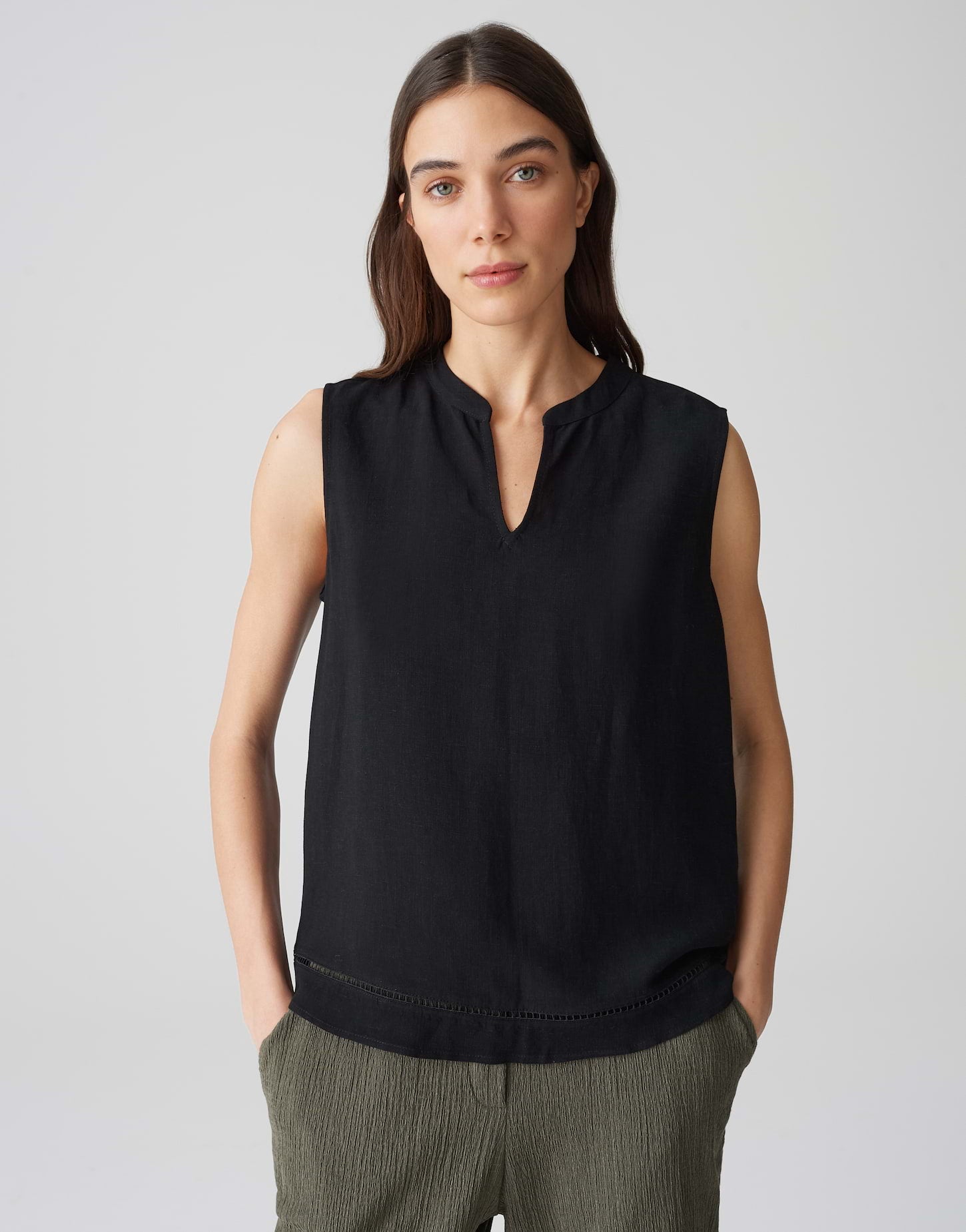 Opus Damen Blusen Black