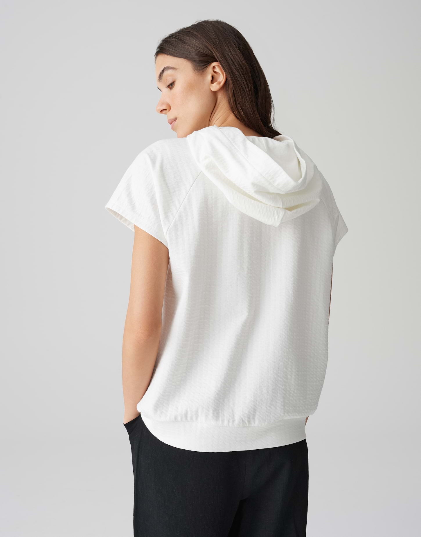Opus Damen Sweatshirts Milk