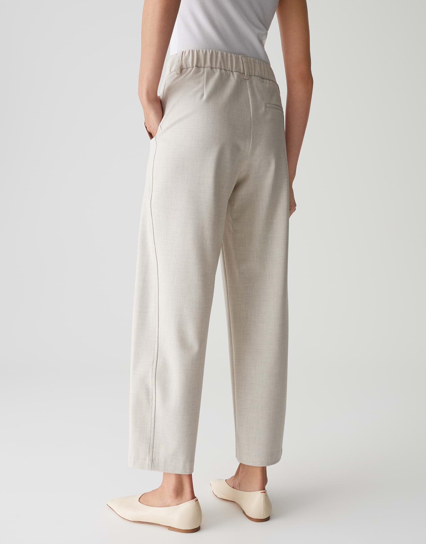 Opus Pants Damen Hosen  Natural G